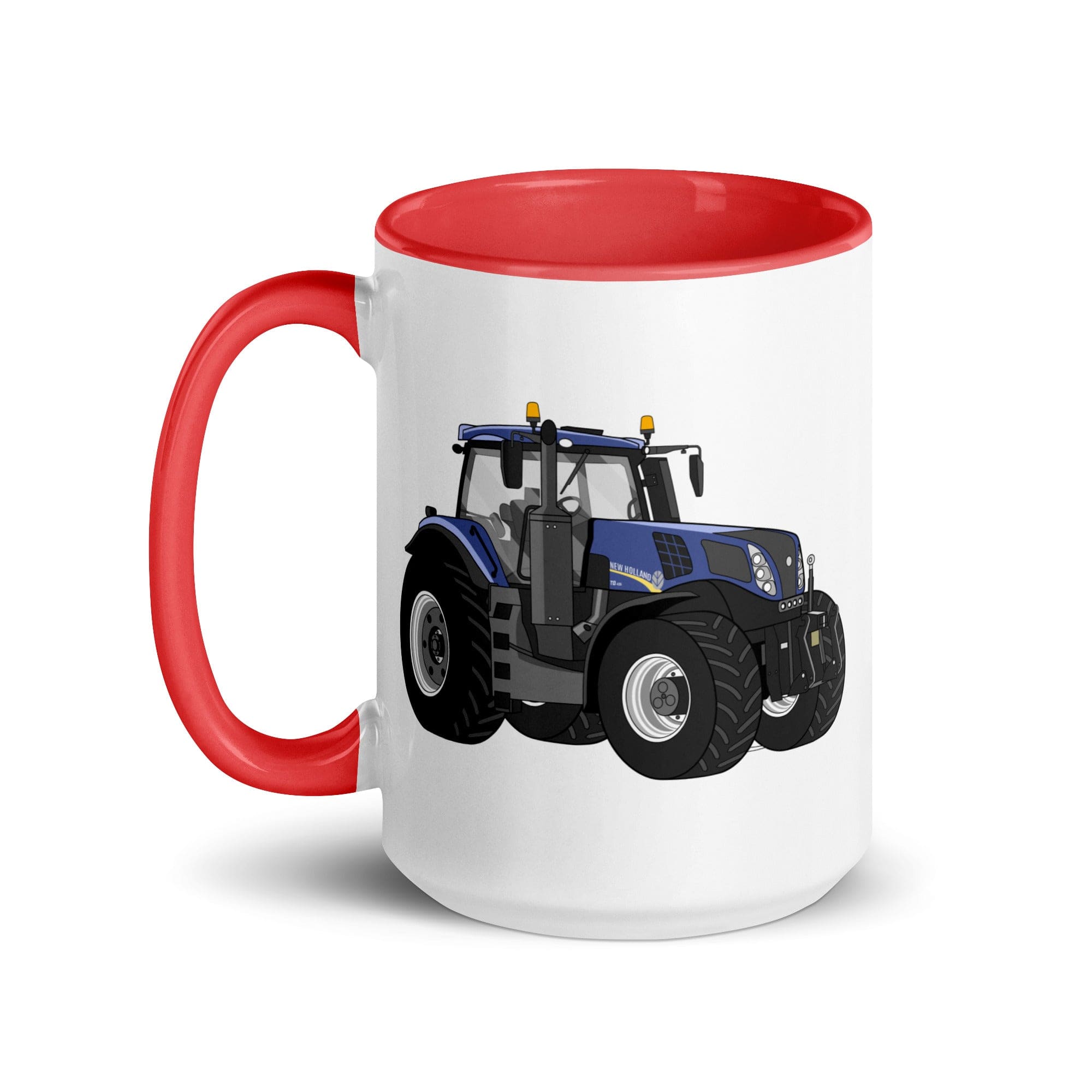 The Tractor Mugs Store New Holland T8 435 | Mug with Color Inside Quality Farmers Merch