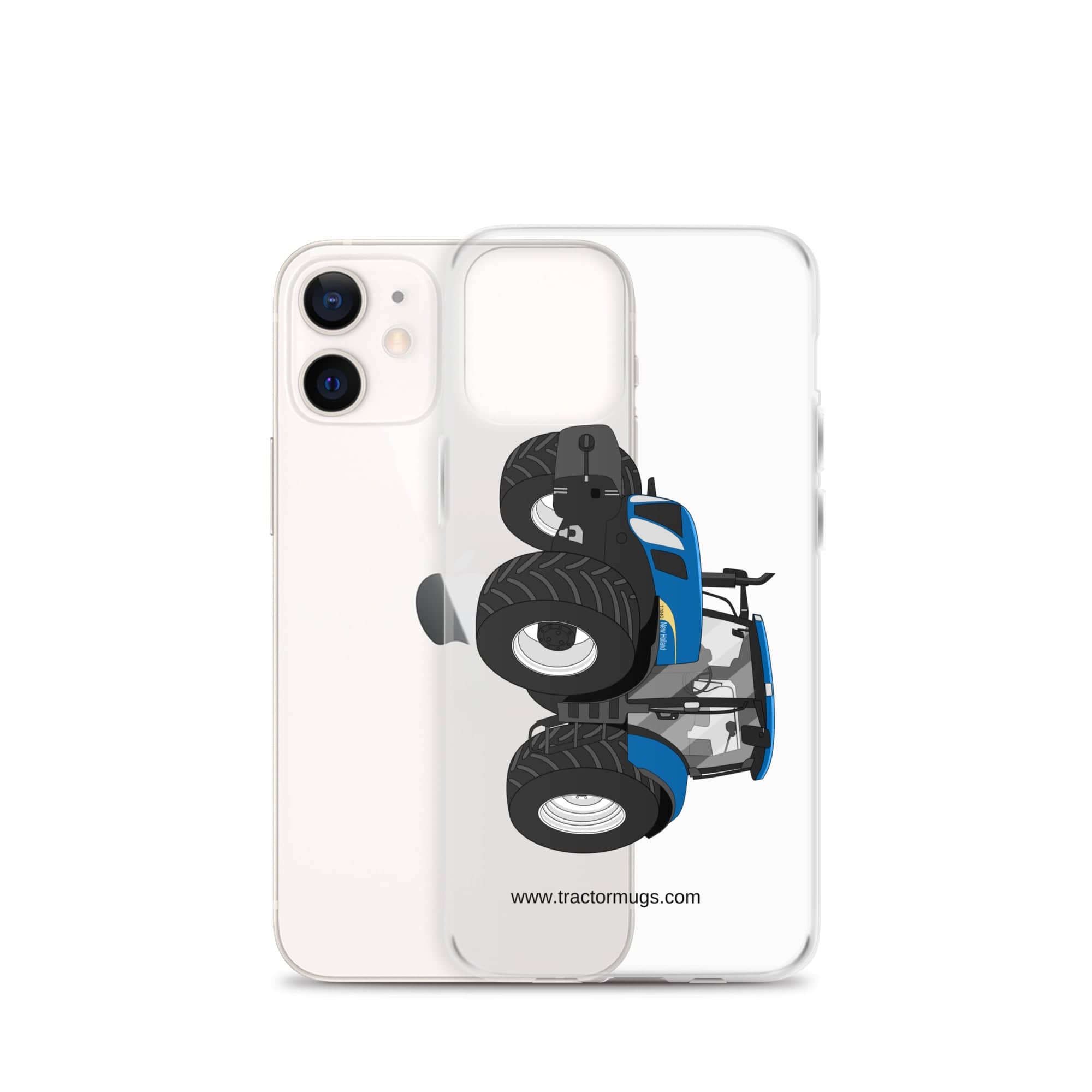 The Tractor Mugs Store New Holland The 7040-1 | Clear Case for iPhone® Quality Farmers Merch