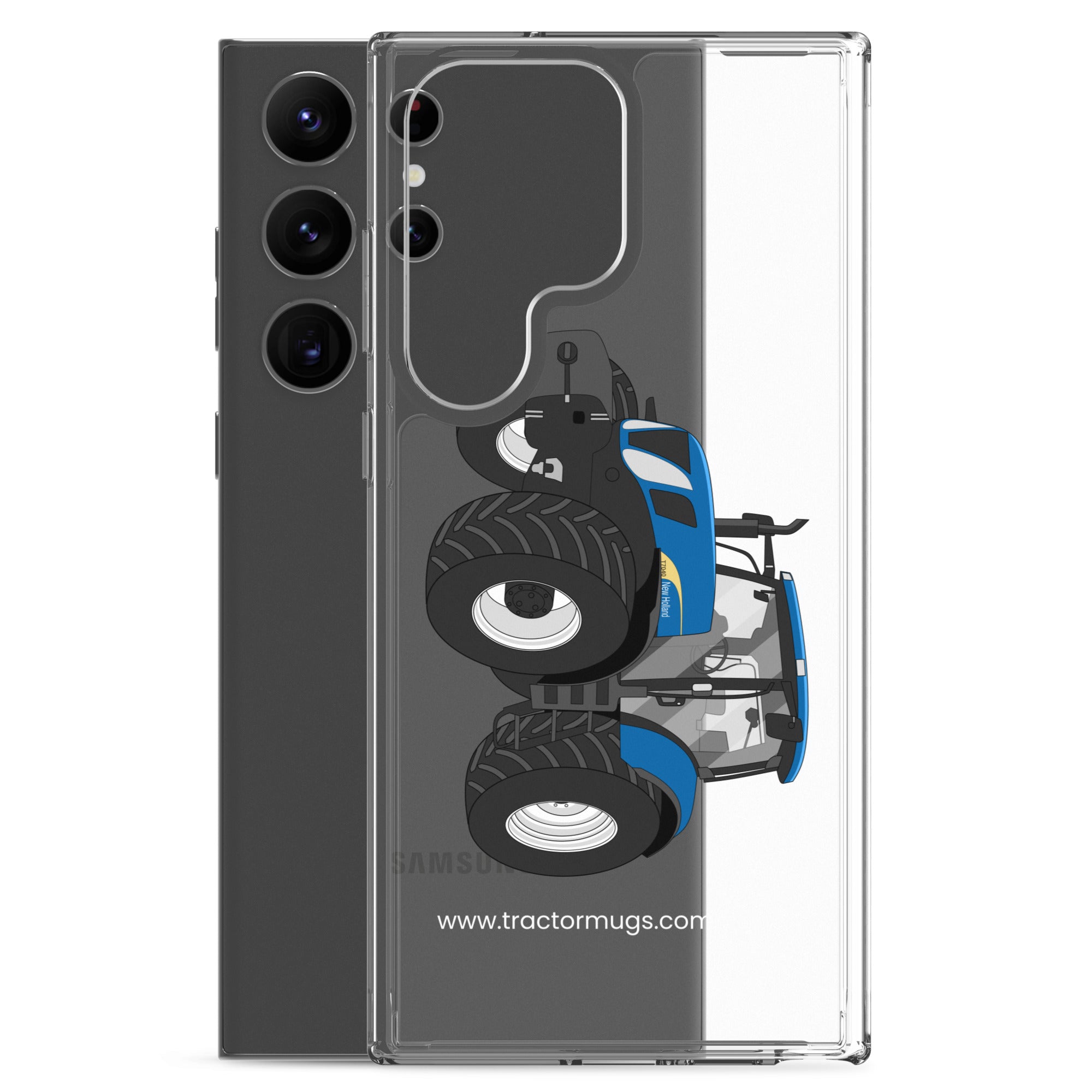 The Tractor Mugs Store New Holland The 7040-1 | Clear Case for Samsung® Quality Farmers Merch