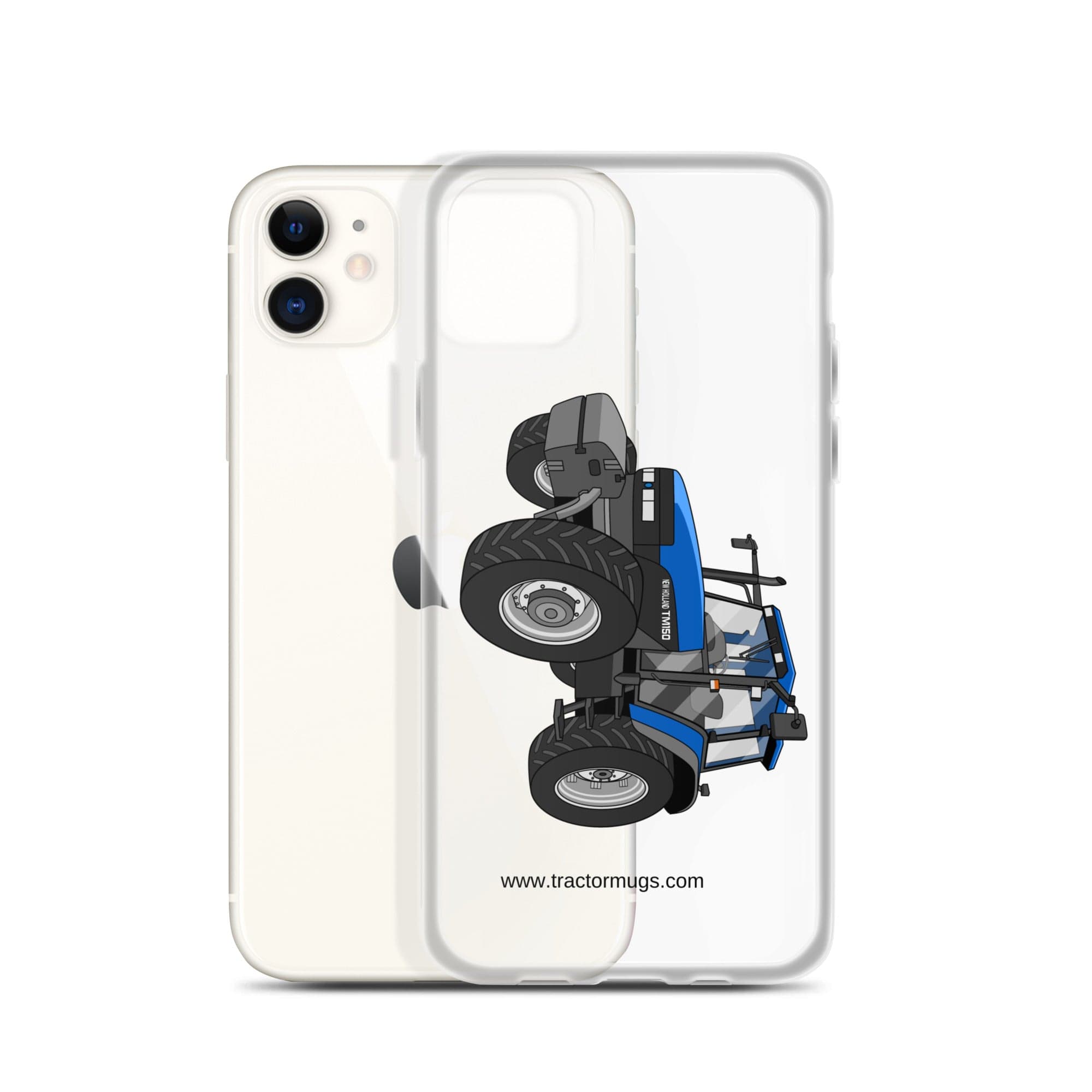The Tractor Mugs Store New Holland TM 150 Super Steer | Clear Case for iPhone® Quality Farmers Merch