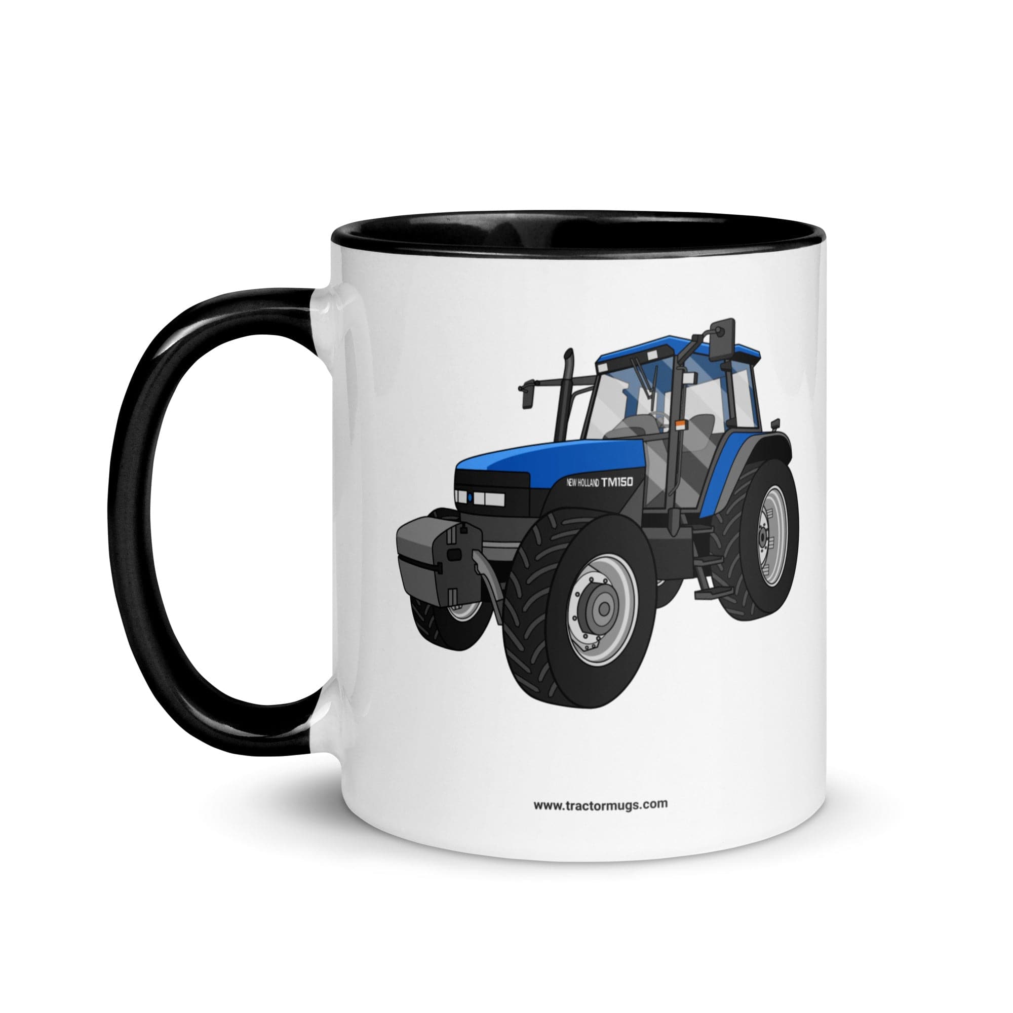 The Tractor Mugs Store New Holland TM 150 Super Steer | Mug with Color Inside Quality Farmers Merch
