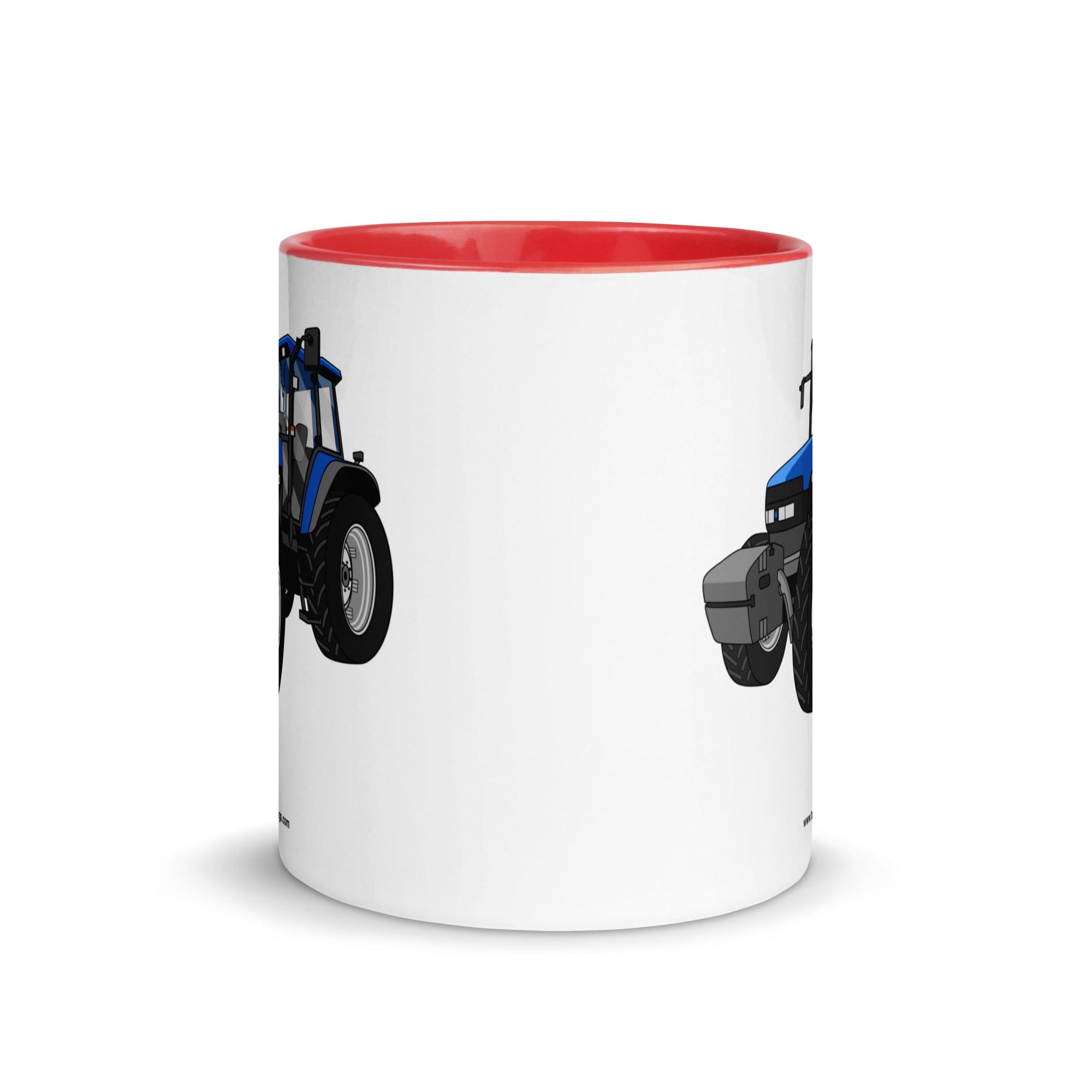 The Tractor Mugs Store New Holland TM 150 Super Steer | Mug with Color Inside Quality Farmers Merch