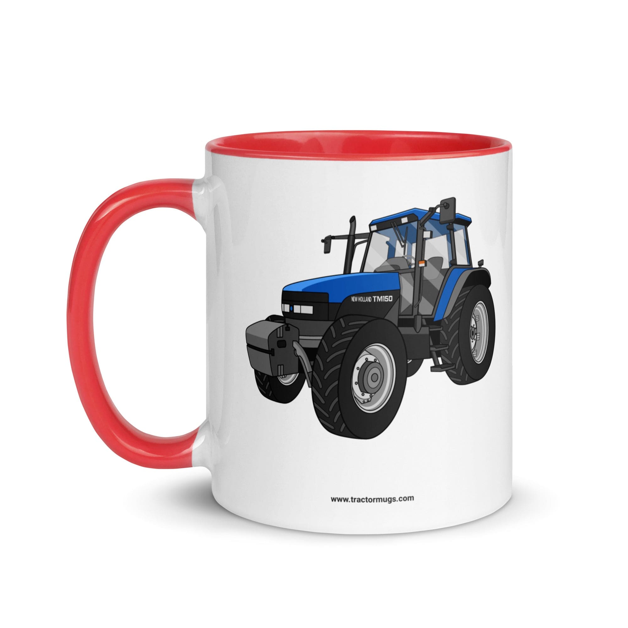 The Tractor Mugs Store New Holland TM 150 Super Steer | Mug with Color Inside Quality Farmers Merch