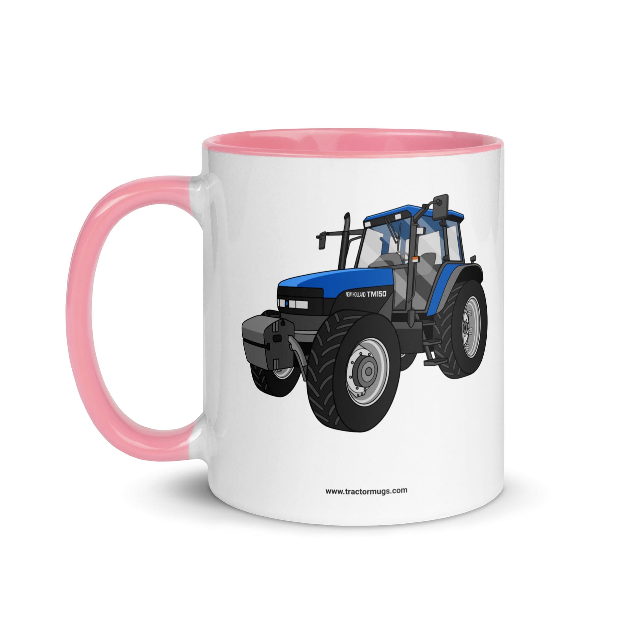 The Tractor Mugs Store New Holland TM 150 Super Steer | Mug with Color Inside Quality Farmers Merch