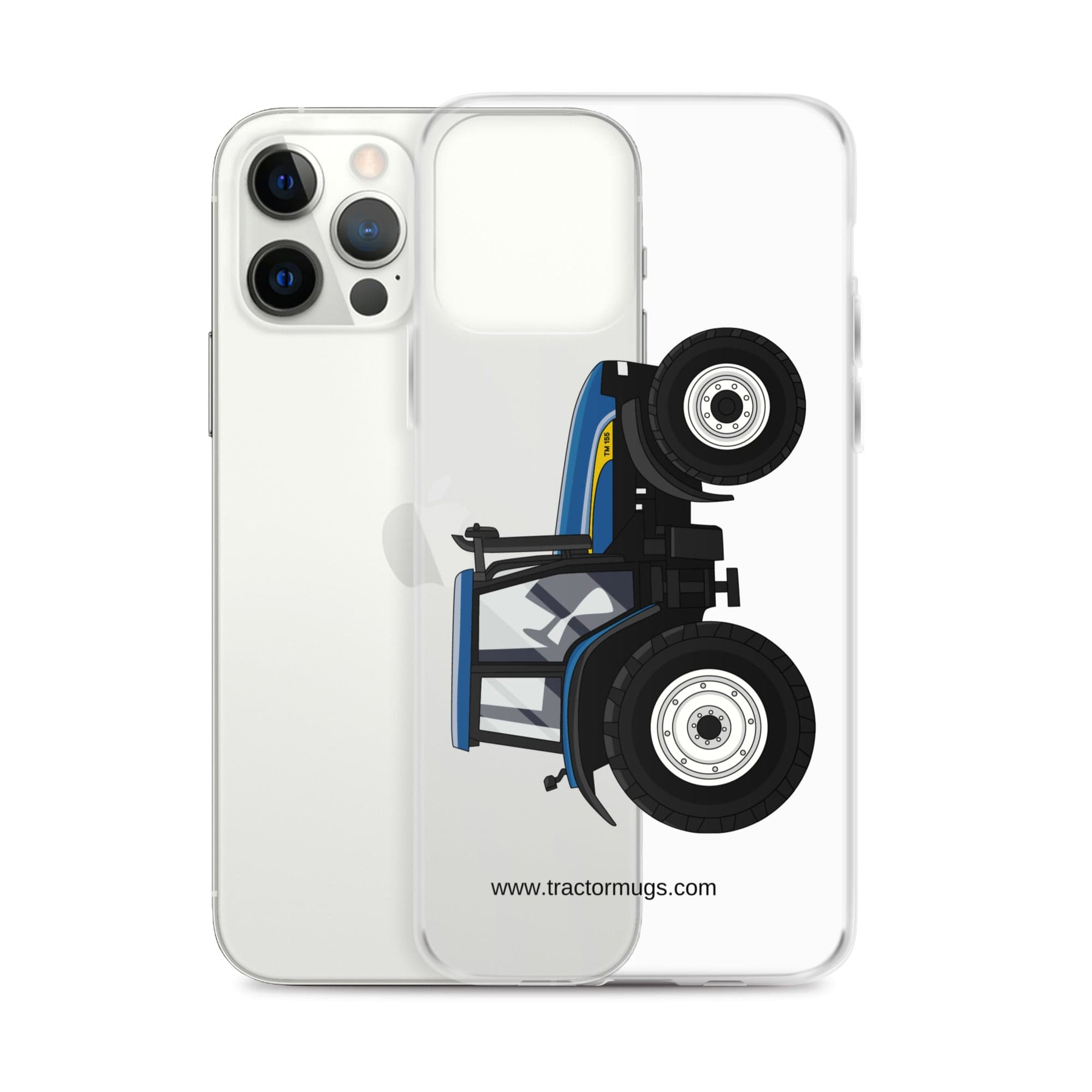 The Tractor Mugs Store New Holland TM 155 | Clear Case for iPhone® Quality Farmers Merch