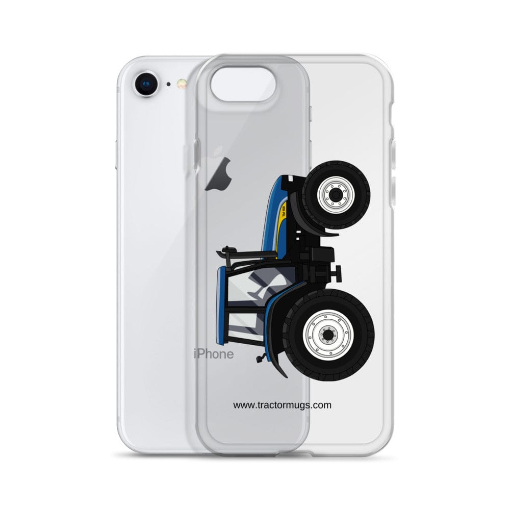 The Tractor Mugs Store New Holland TM 155 | Clear Case for iPhone® Quality Farmers Merch