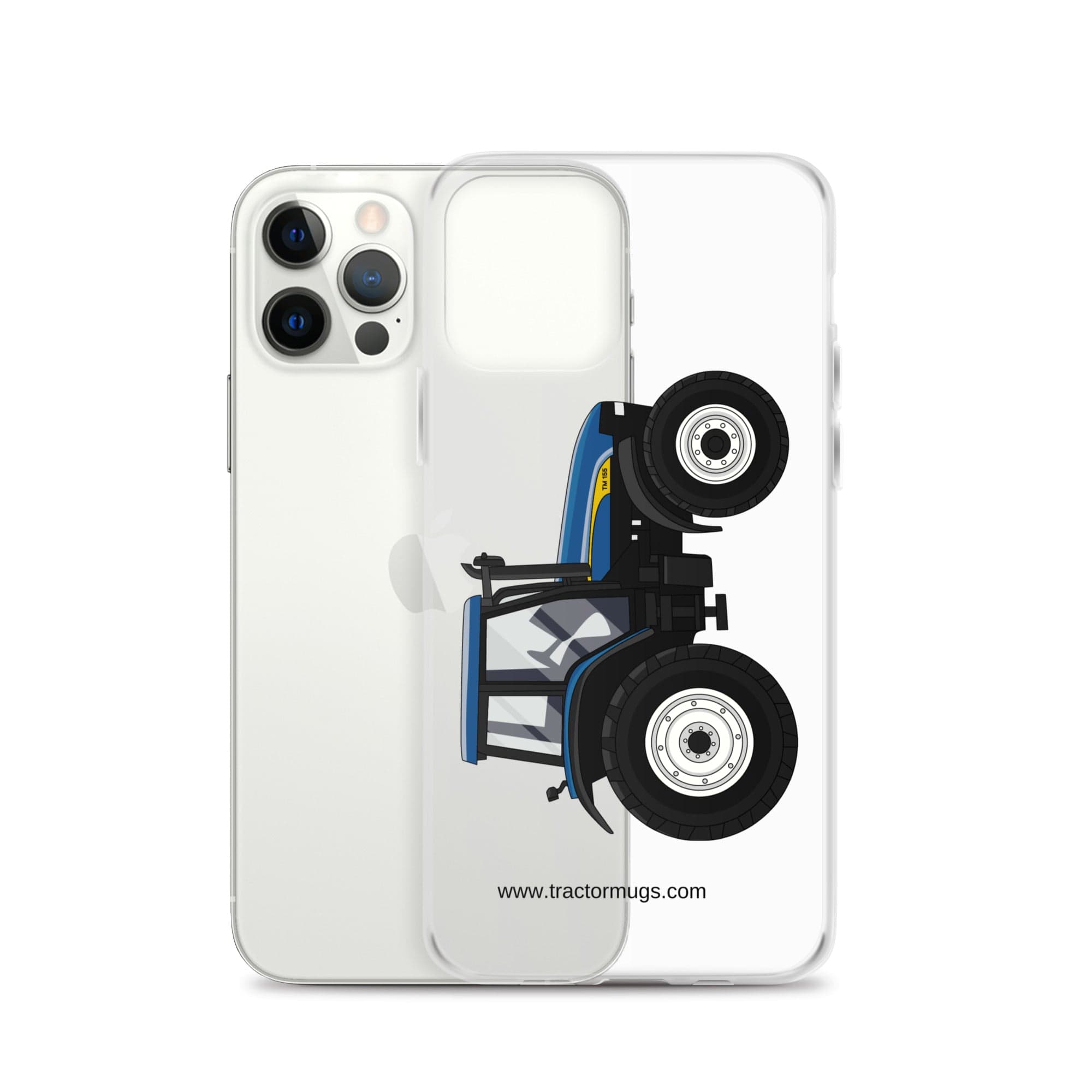 The Tractor Mugs Store New Holland TM 155 | Clear Case for iPhone® Quality Farmers Merch