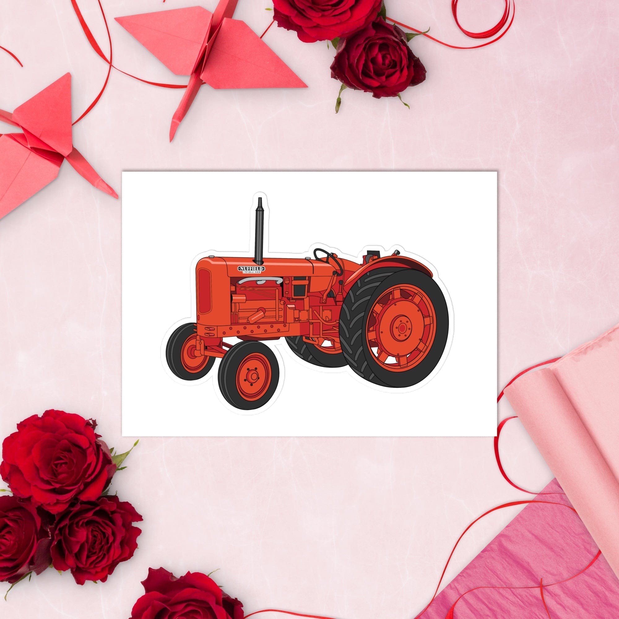 The Tractor Mugs Store Nuffield Universal 4 | Sticker sheet Quality Farmers Merch