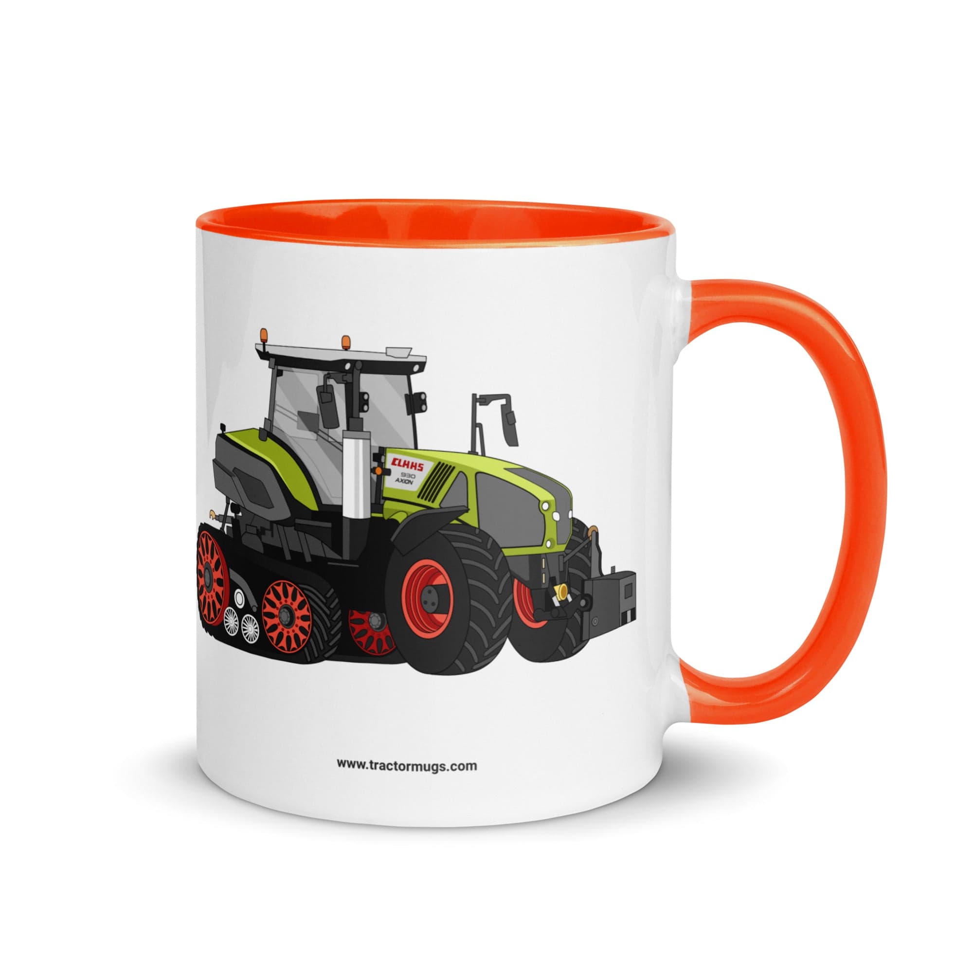 The Tractor Mugs Store Orange Class Axion 930 Mug with Color Inside Quality Farmers Merch