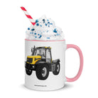 The Tractor Mugs Store Pink / 11 oz JCB Fastrac 2170 | Mug with Color Inside Quality Farmers Merch