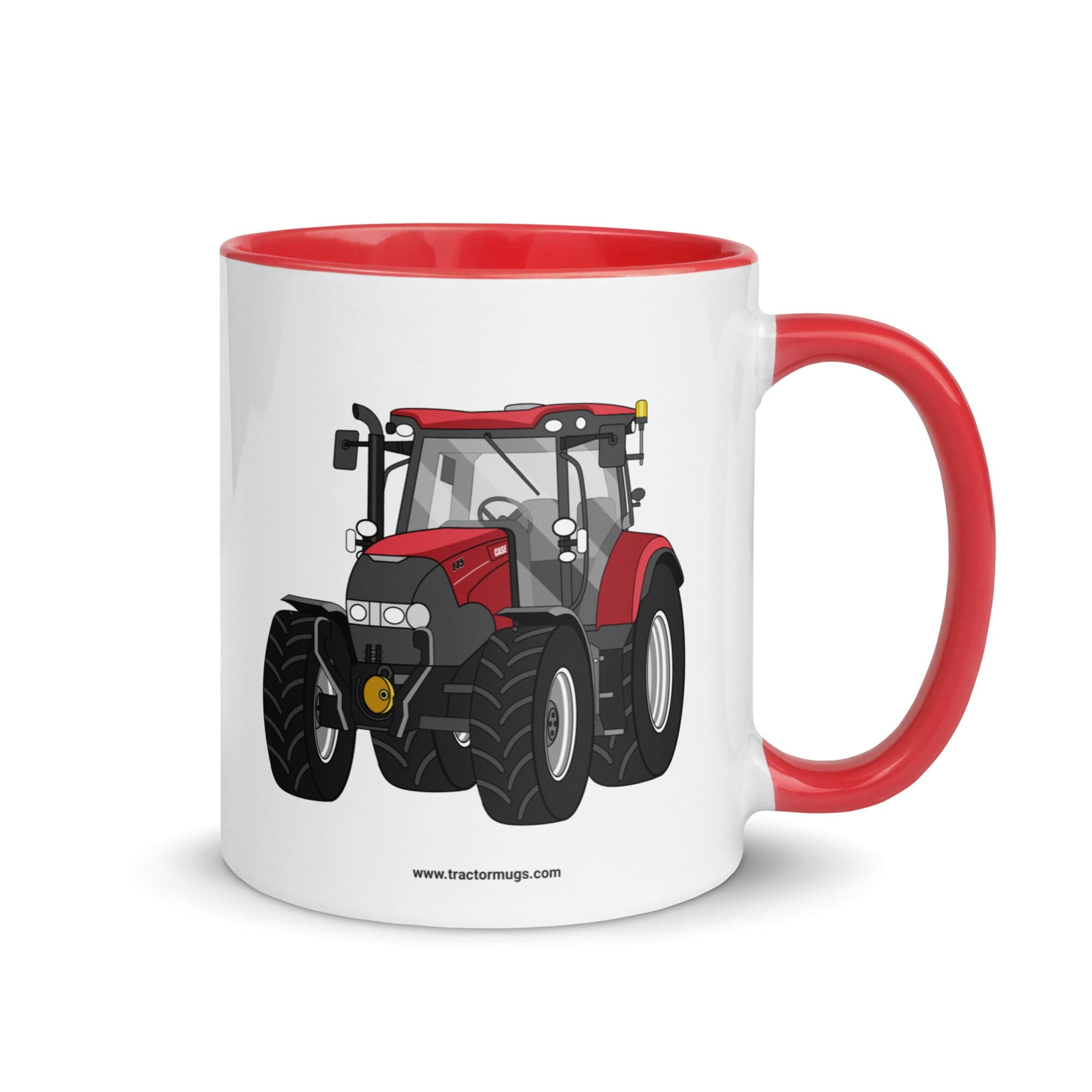 The Tractor Mugs Store Red / 11 oz Case IH Maxxum 145 | Mug with Color Inside Quality Farmers Merch