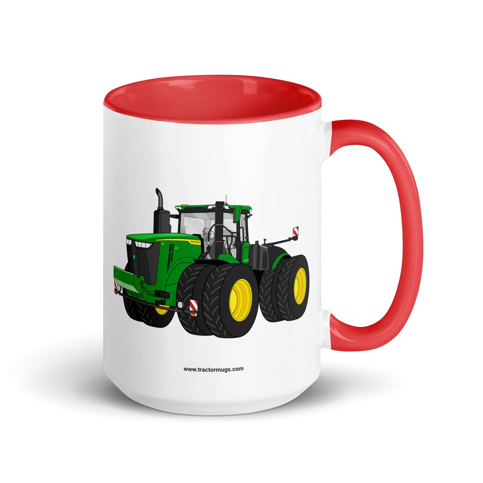 The Tractor Mugs Store Red / 15 oz John Deere 9R 640 | Mug with Color Inside Quality Farmers Merch