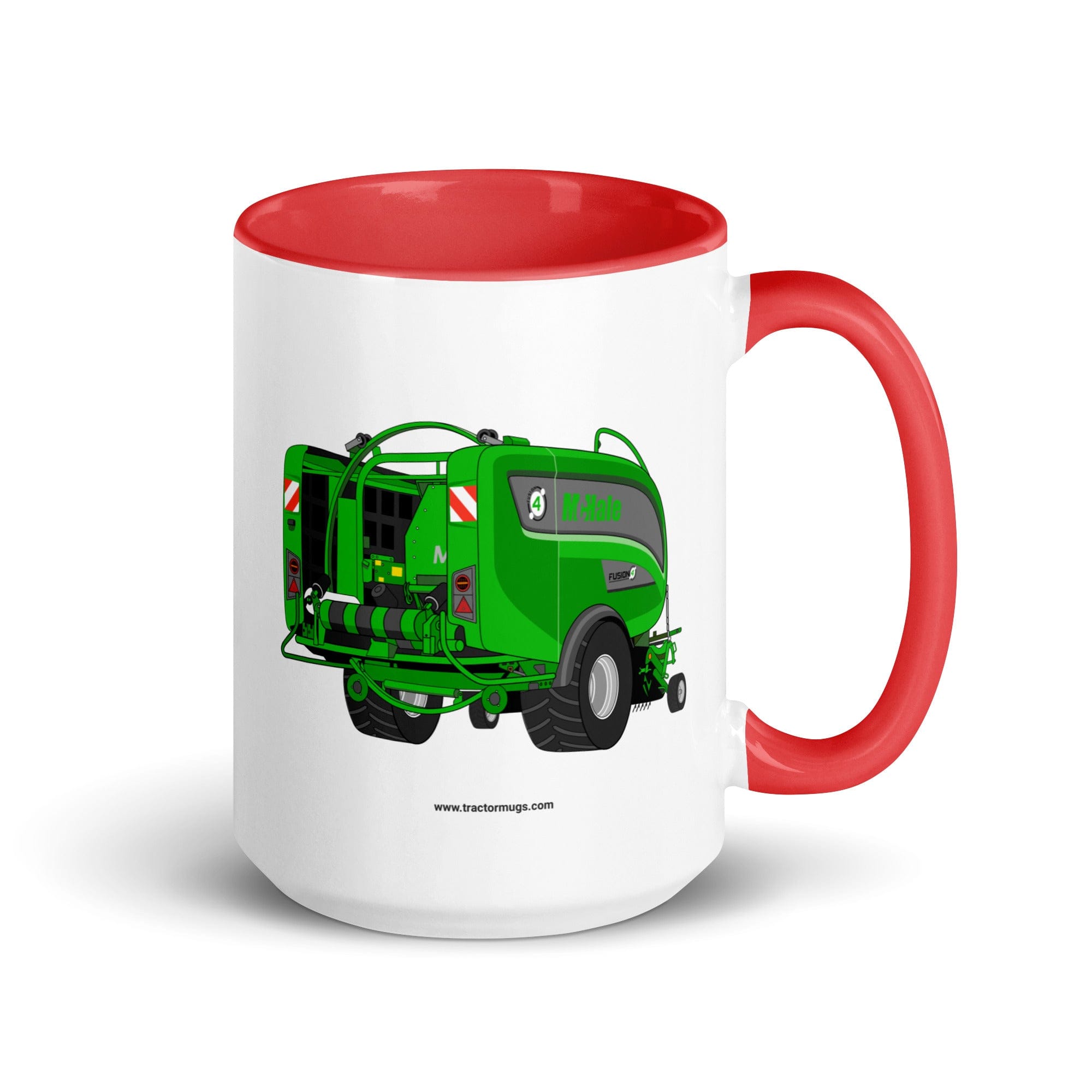 The Tractor Mugs Store Red / 15 oz Mc Hale Fusion 2 Mug with Color Inside Quality Farmers Merch