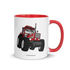 The Tractor Mugs Store Red FIAT 1880 4WD | Mug with Color Inside Quality Farmers Merch