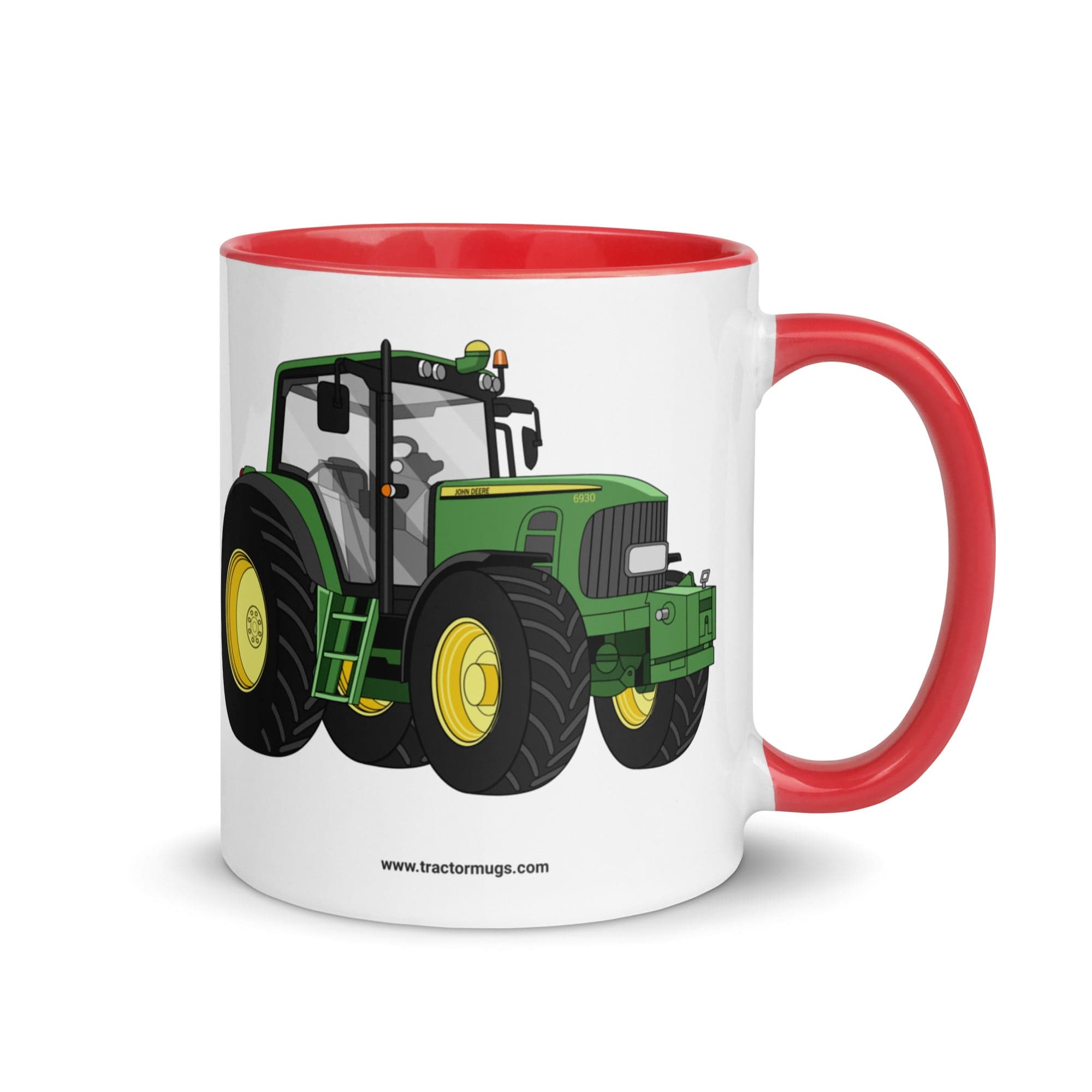 The Tractor Mugs Store Red John Deere 6930 Premium | Mug with Color Inside Quality Farmers Merch