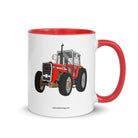 The Tractor Mugs Store Red Massey 595 | Mug with Color Inside Quality Farmers Merch