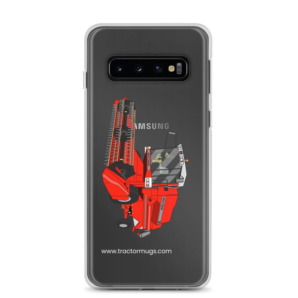 The Tractor Mugs Store Samsung Galaxy S10 1994 Massey Ferguson 32 Combine Harvester | Clear Case for Samsung® Quality Farmers Merch