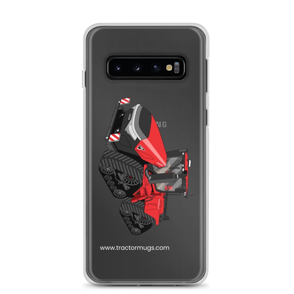The Tractor Mugs Store Samsung Galaxy S10 Case IH Quadtrac 715 | Clear Case for Samsung® Quality Farmers Merch