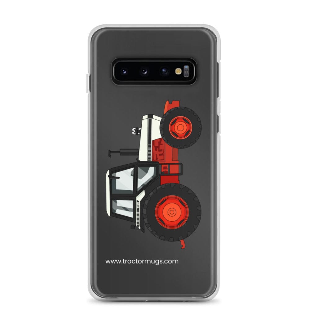 The Tractor Mugs Store Samsung Galaxy S10 David Brown 1490 4WD | Clear Case for Samsung® Quality Farmers Merch