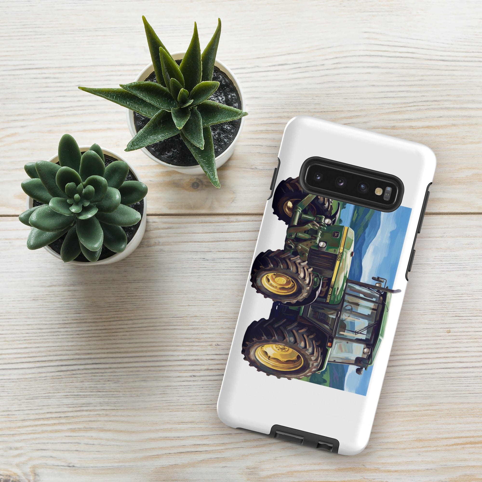 The Tractor Mugs Store Samsung Galaxy S10 John Deere 3050 | Splash Art Tough case for Samsung® Quality Farmers Merch