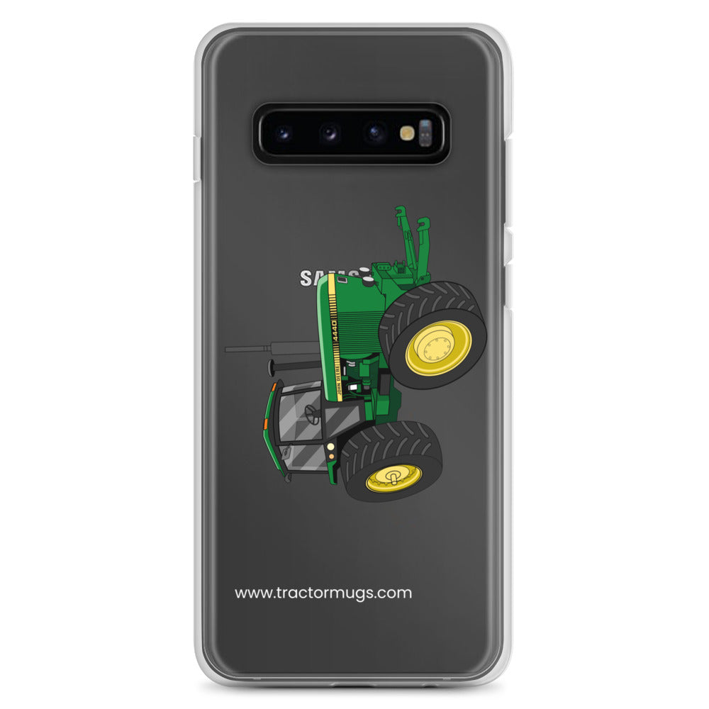 The Tractor Mugs Store Samsung Galaxy S10+ John Deere 4440 4WD | Clear Case for Samsung® Quality Farmers Merch
