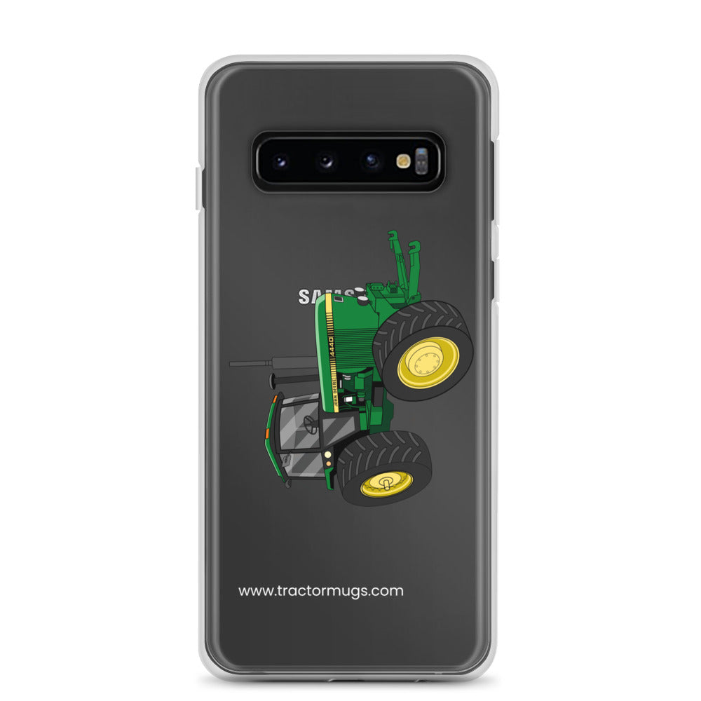 The Tractor Mugs Store Samsung Galaxy S10 John Deere 4440 4WD | Clear Case for Samsung® Quality Farmers Merch