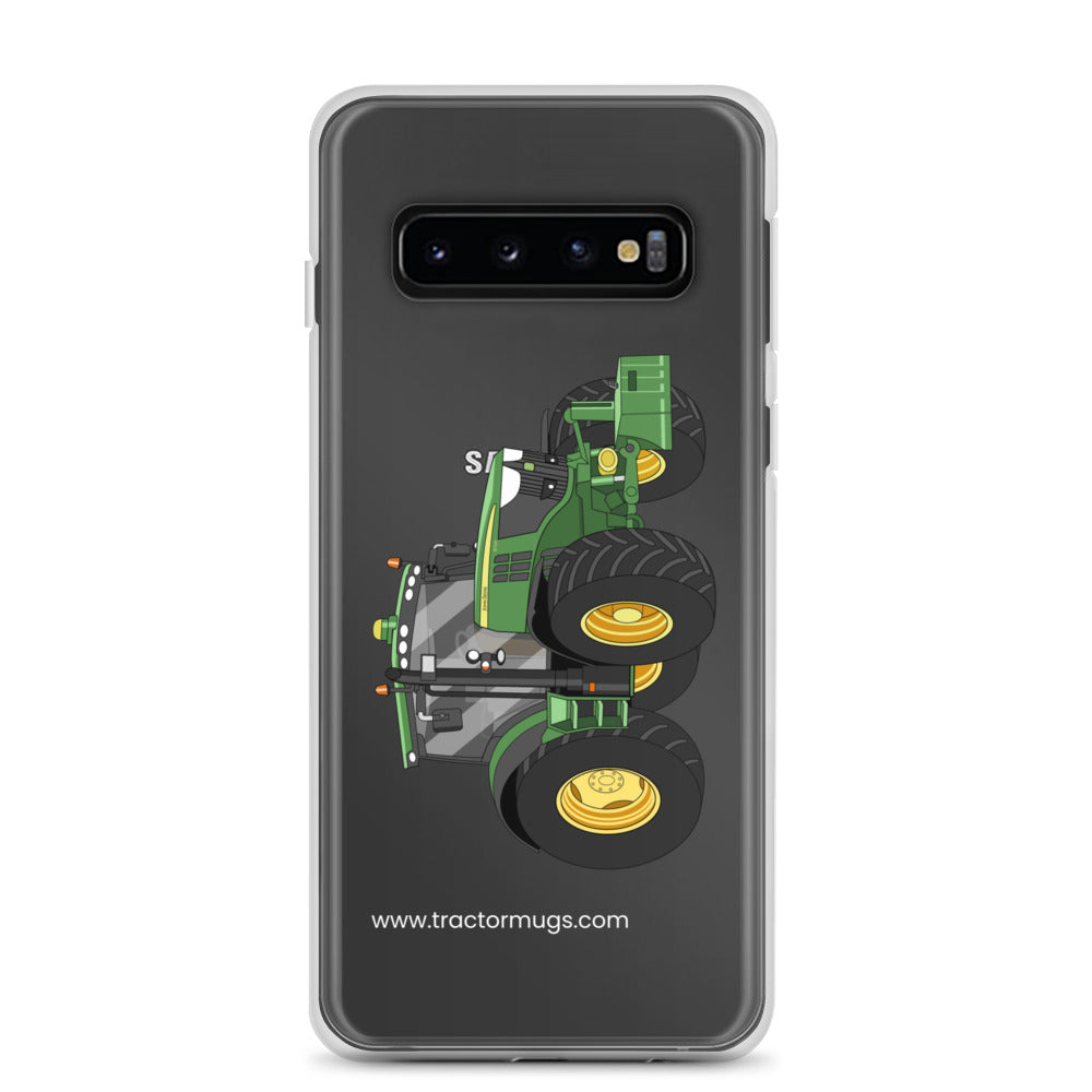 The Tractor Mugs Store Samsung Galaxy S10 John Deere 6125 R | Clear Case for Samsung® Quality Farmers Merch