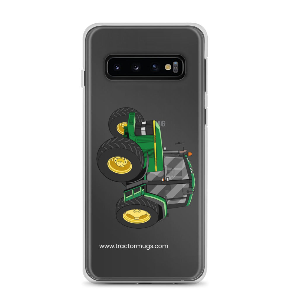The Tractor Mugs Store Samsung Galaxy S10 John Deere 6800 | Clear Case for Samsung® Quality Farmers Merch