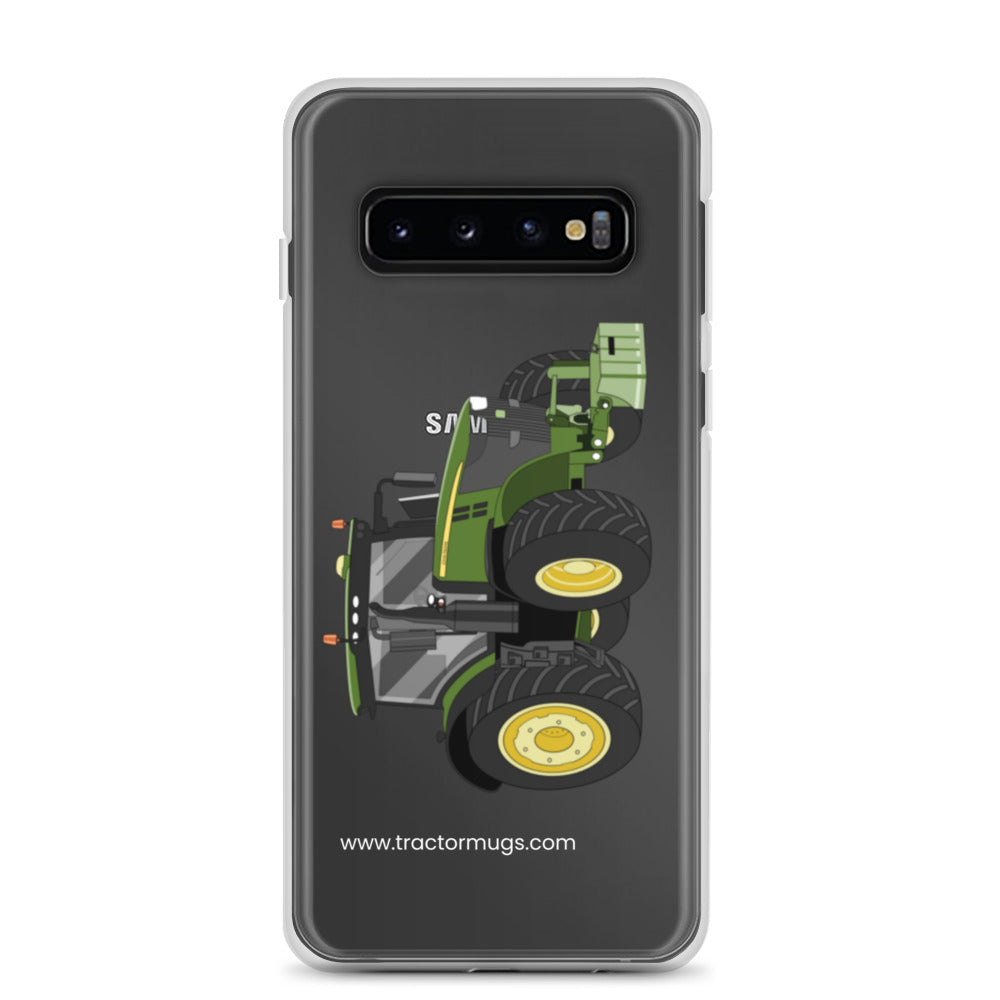 The Tractor Mugs Store Samsung Galaxy S10 John Deere 7310R | Clear Case for Samsung® Quality Farmers Merch