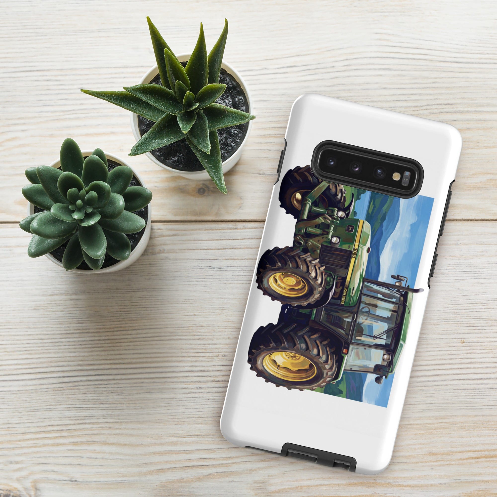 The Tractor Mugs Store Samsung Galaxy S10 Plus John Deere 3050 | Splash Art Tough case for Samsung® Quality Farmers Merch