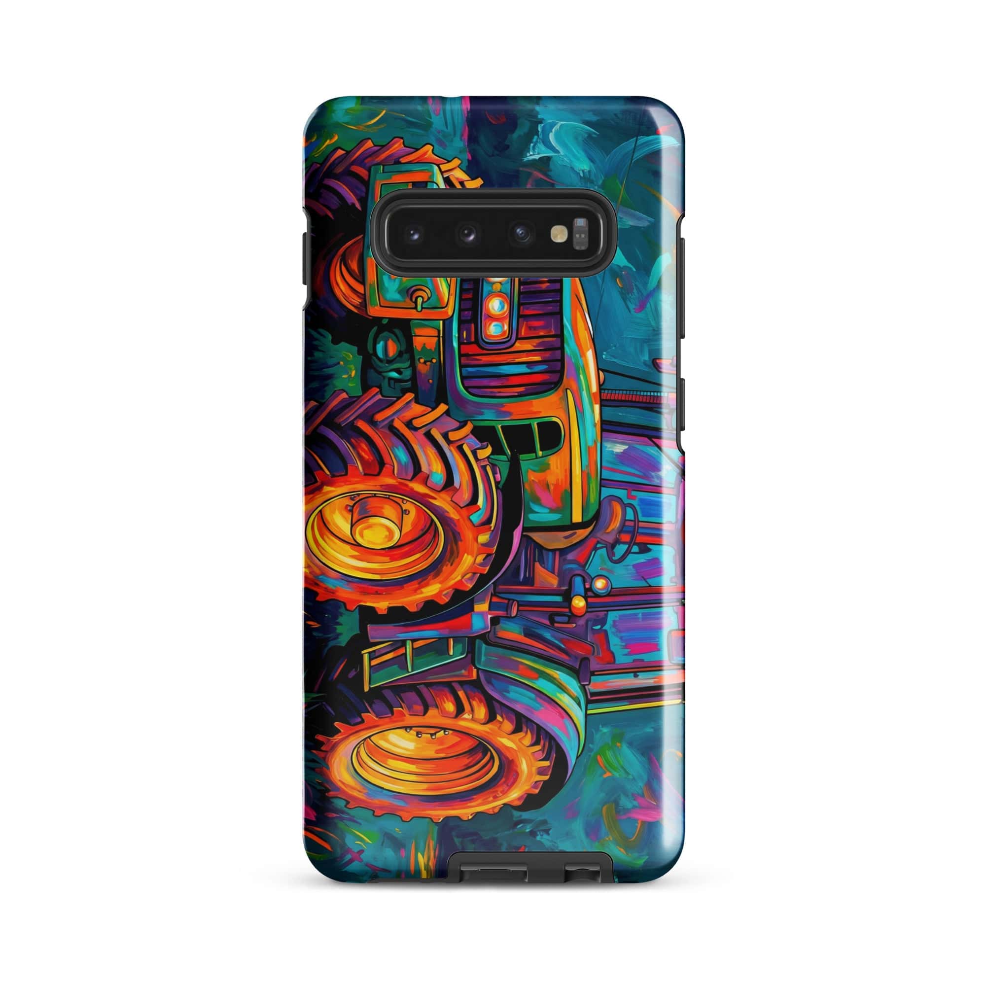 The Tractor Mugs Store Samsung Galaxy S10 Plus John Deere 6930 | Splash Art Tough case for SamsungĀ® Quality Farmers Merch