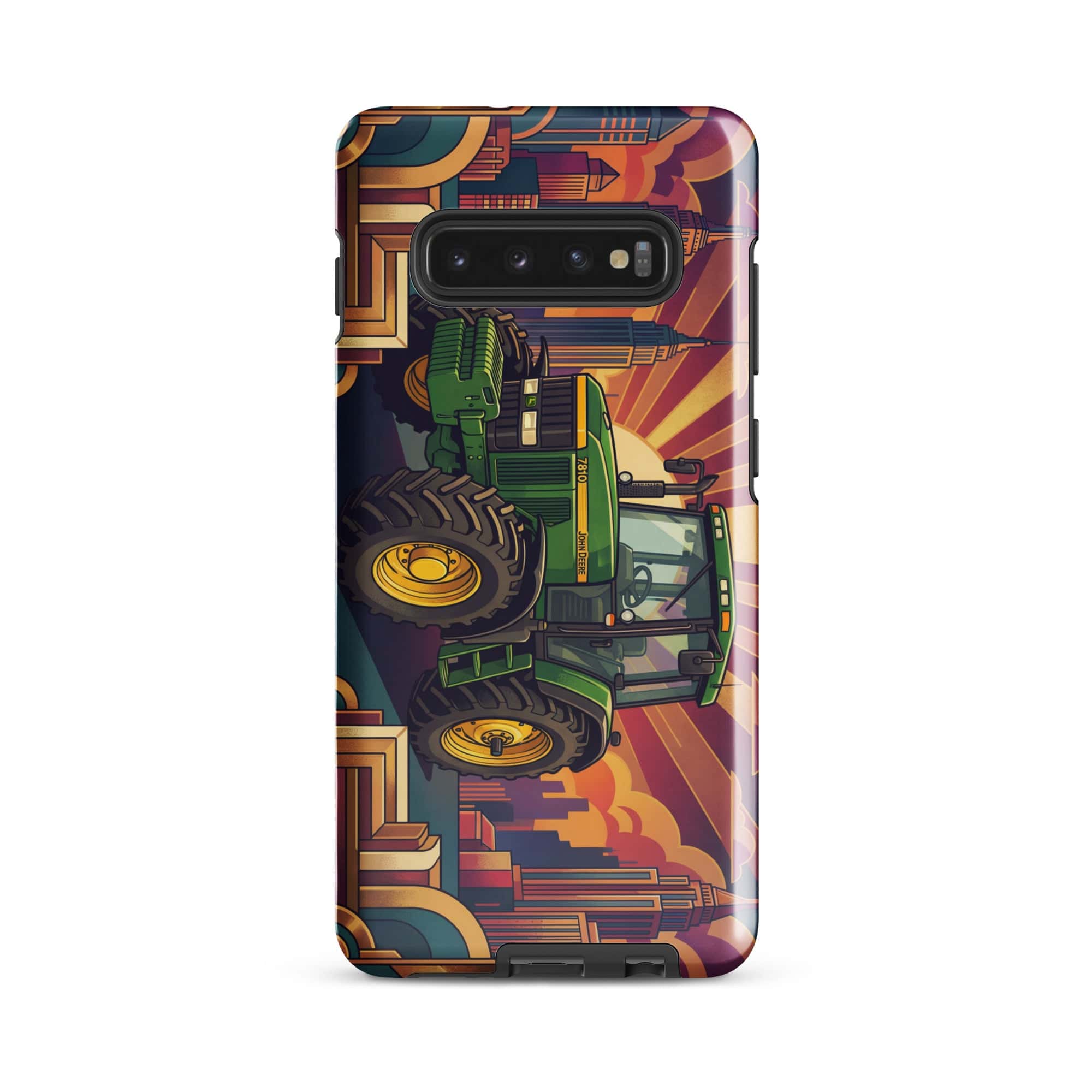 The Tractor Mugs Store Samsung Galaxy S10 Plus John Deere 7810 | Art Deco Tough case for Samsung® Quality Farmers Merch