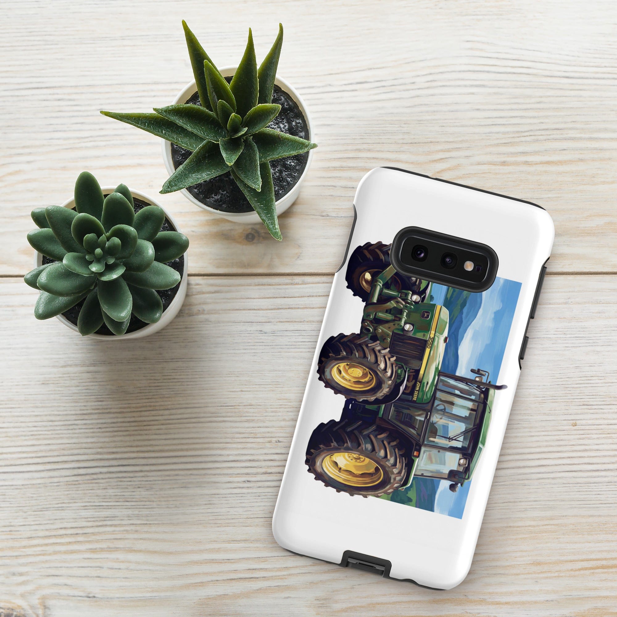 The Tractor Mugs Store Samsung Galaxy S10e John Deere 3050 | Splash Art Tough case for Samsung® Quality Farmers Merch