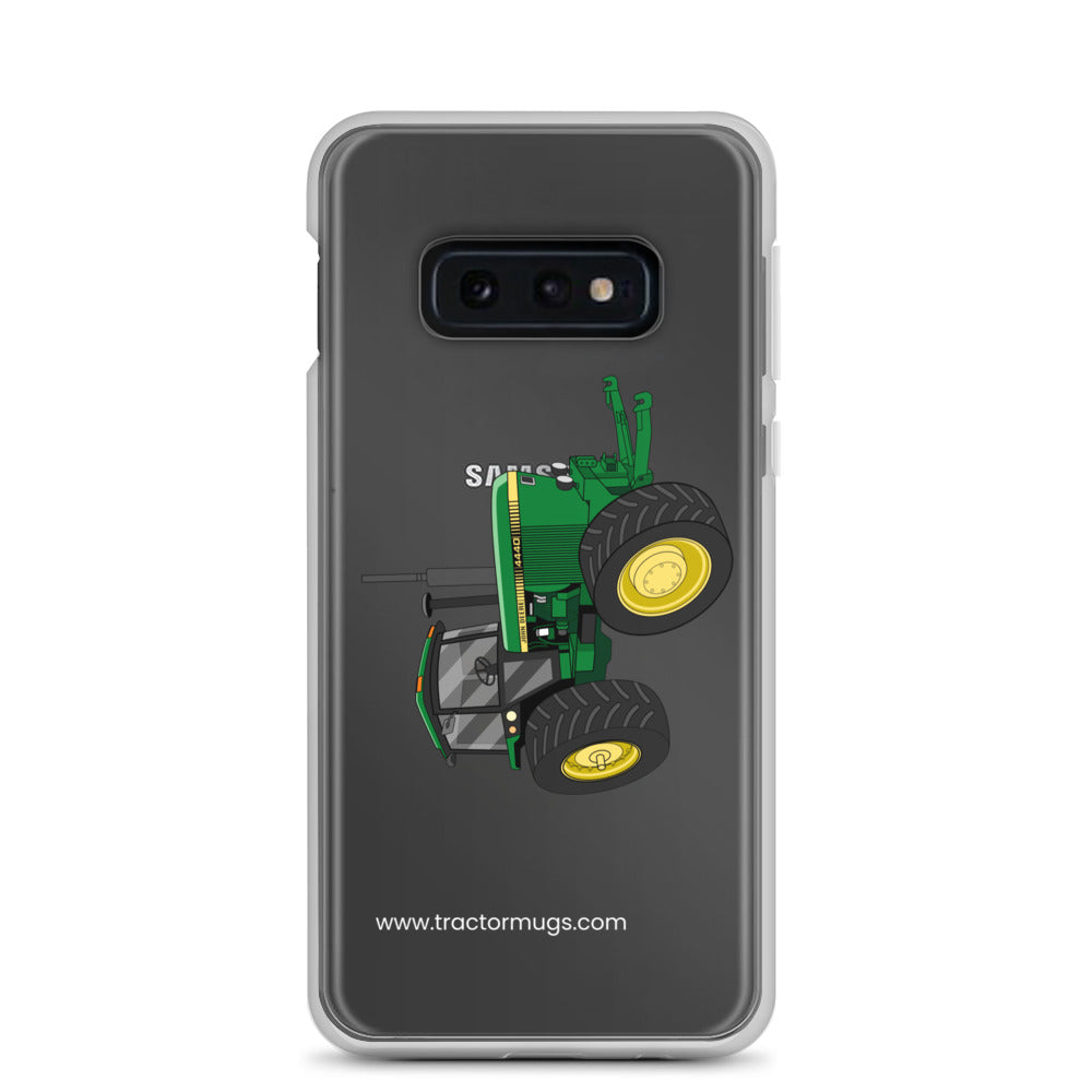 The Tractor Mugs Store Samsung Galaxy S10e John Deere 4440 4WD | Clear Case for Samsung® Quality Farmers Merch