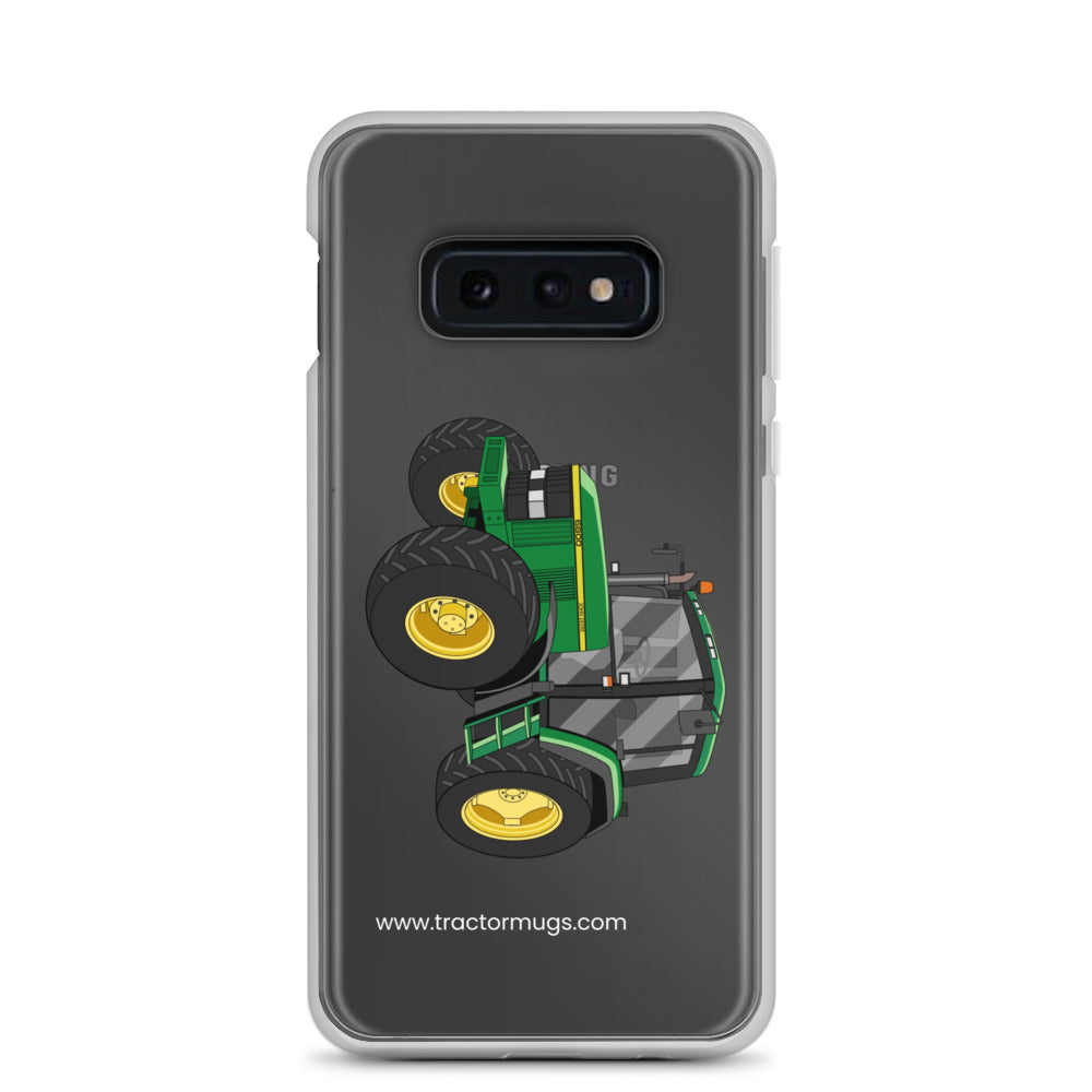 The Tractor Mugs Store Samsung Galaxy S10e John Deere 6800 | Clear Case for Samsung® Quality Farmers Merch