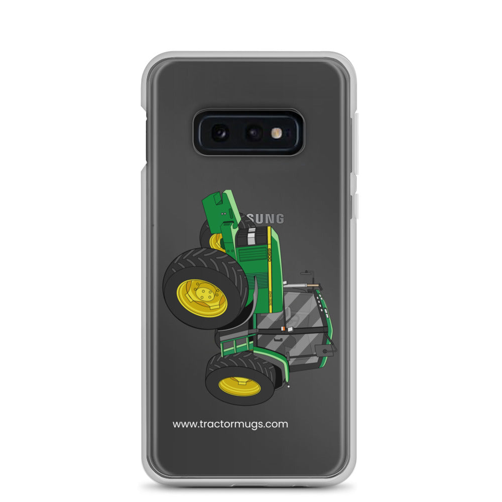 The Tractor Mugs Store Samsung Galaxy S10e John Deere 6900 | Clear Case for Samsung® Quality Farmers Merch