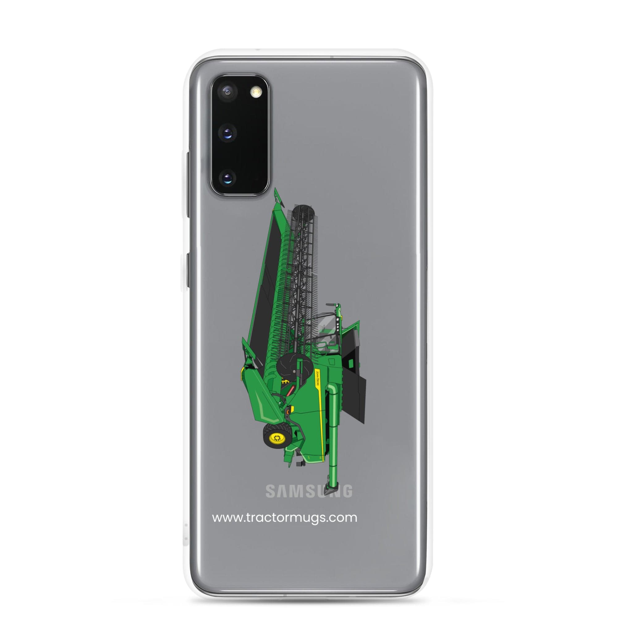 The Tractor Mugs Store Samsung Galaxy S20 John Deere X9 1100 Combine | Clear Case for Samsung® Quality Farmers Merch