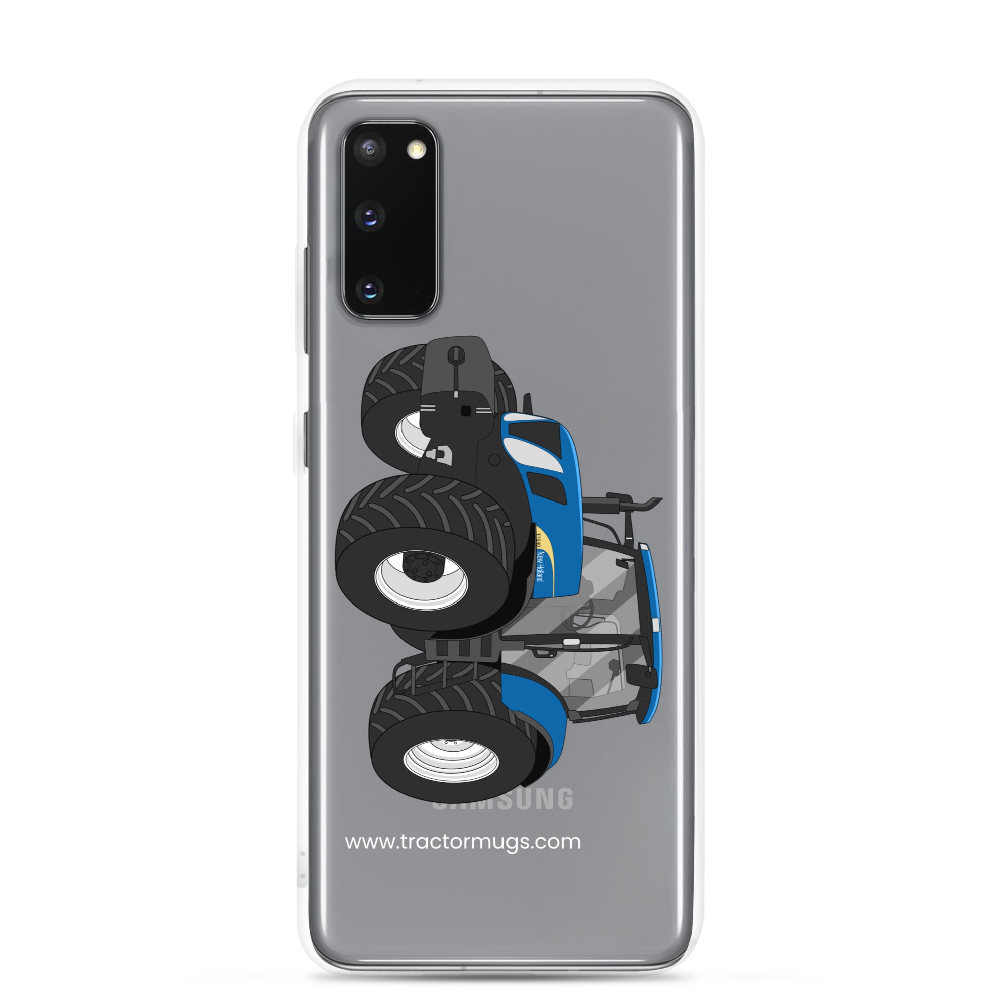 The Tractor Mugs Store Samsung Galaxy S20 New Holland The 7040-1 | Clear Case for Samsung® Quality Farmers Merch