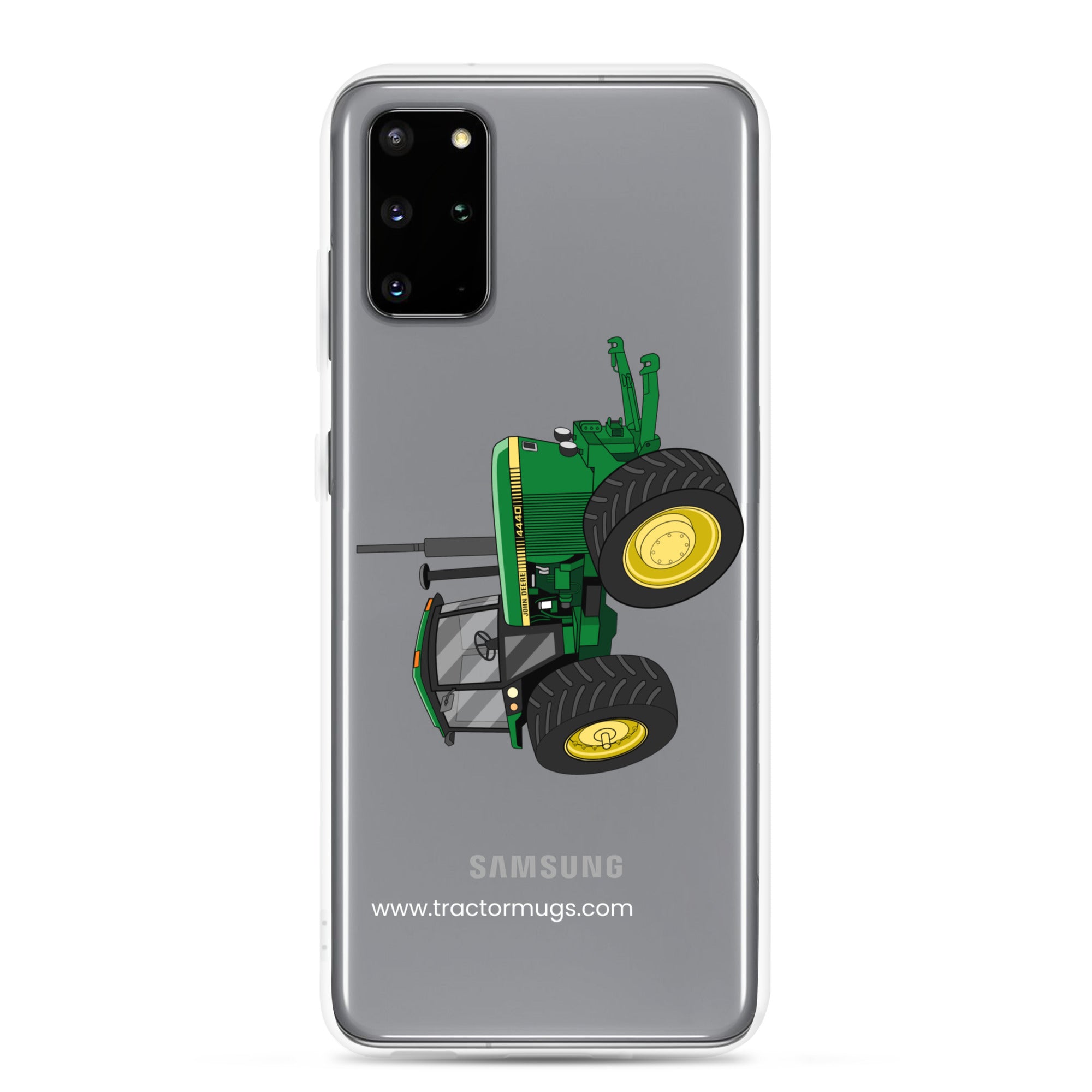 The Tractor Mugs Store Samsung Galaxy S20 Plus John Deere 4440 4WD | Clear Case for Samsung® Quality Farmers Merch