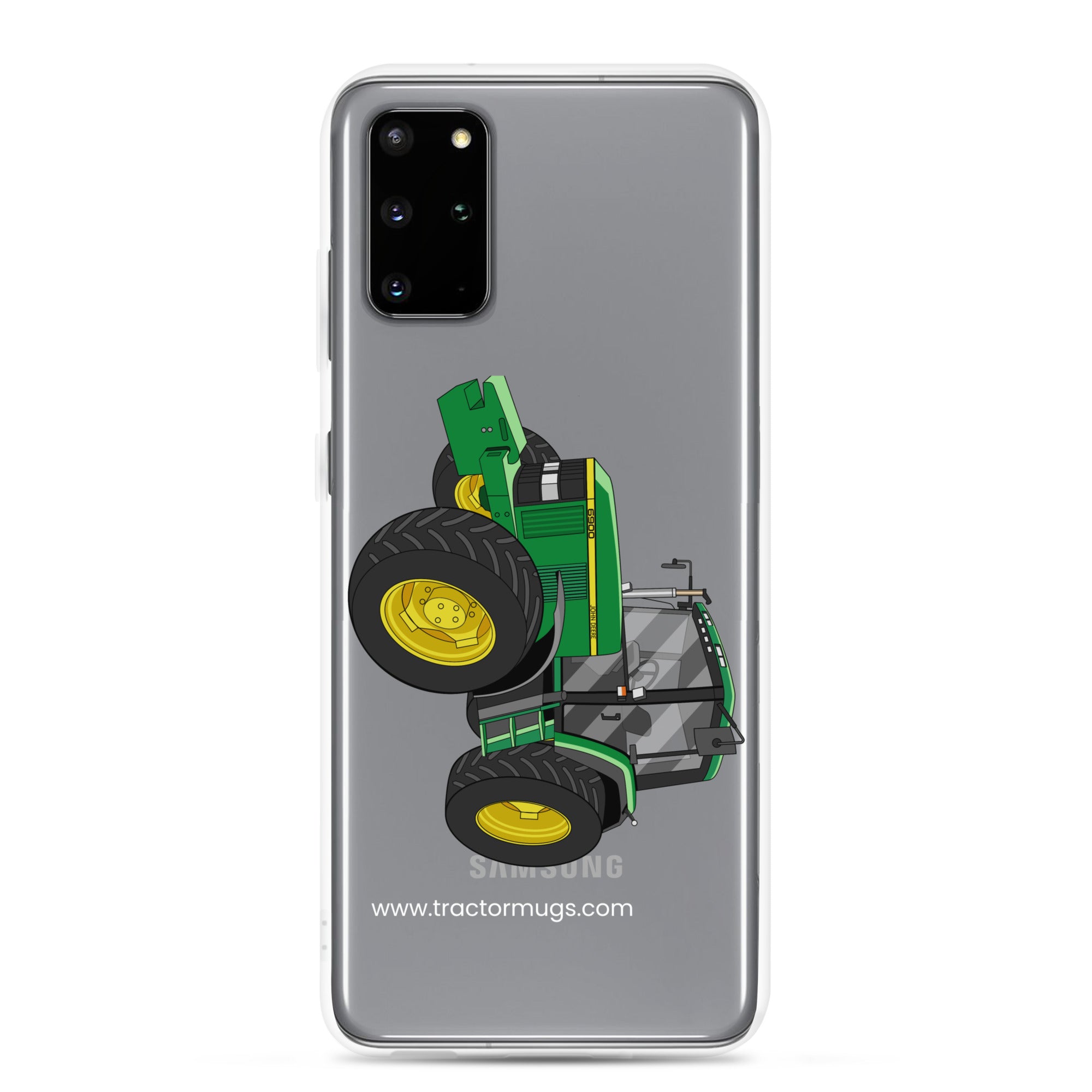 The Tractor Mugs Store Samsung Galaxy S20 Plus John Deere 6900 | Clear Case for Samsung® Quality Farmers Merch
