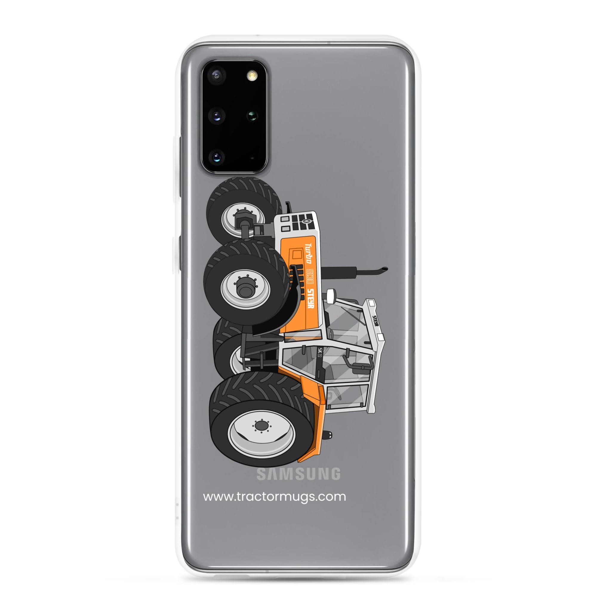 The Tractor Mugs Store Samsung Galaxy S20 Plus Steyr SK 8130 Kommunal | Clear Case for SamsungĀ® Quality Farmers Merch