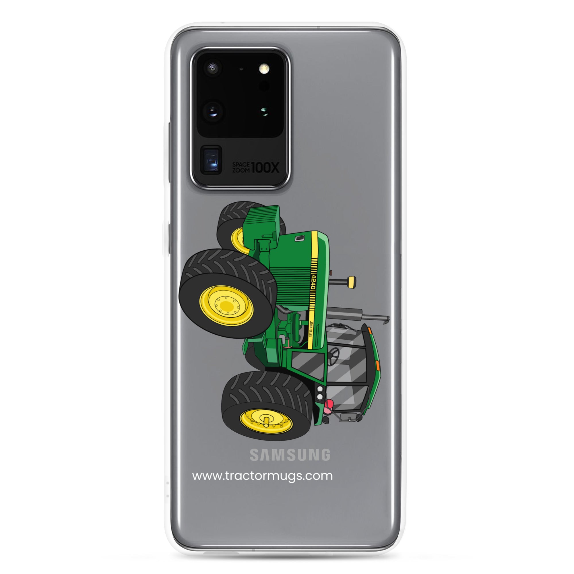 The Tractor Mugs Store Samsung Galaxy S20 Ultra John Deere 4240 | Clear Case for Samsung® Quality Farmers Merch