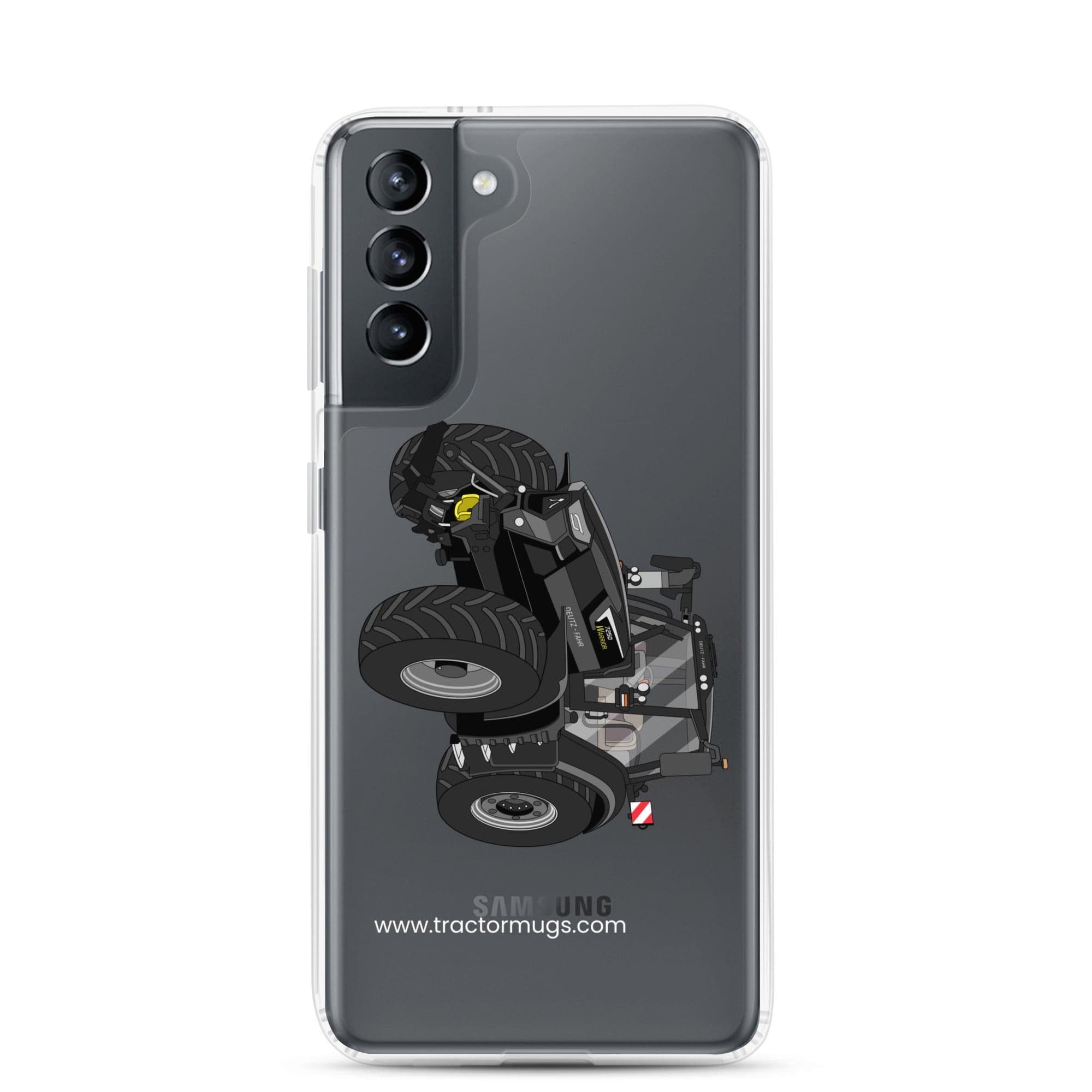 The Tractor Mugs Store Samsung Galaxy S21 Deutz-Fahr 7250 TTV Warrior Edition | Clear Case for Samsung® Quality Farmers Merch