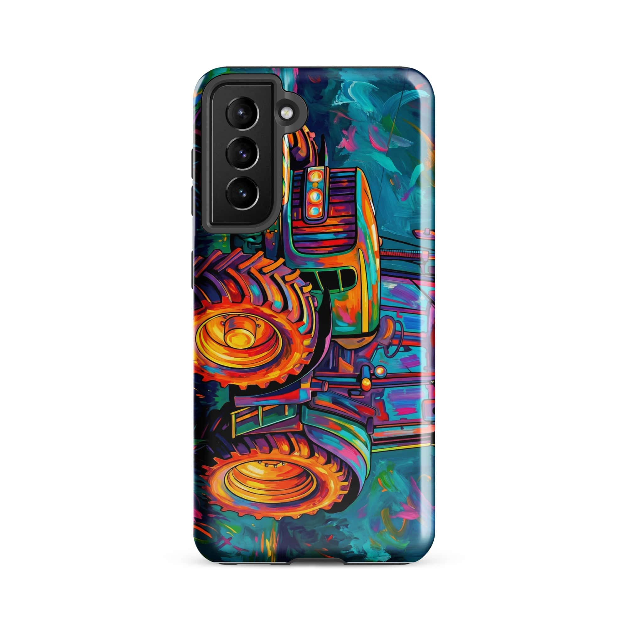 The Tractor Mugs Store Samsung Galaxy S21 FE John Deere 6930 | Splash Art Tough case for SamsungĀ® Quality Farmers Merch