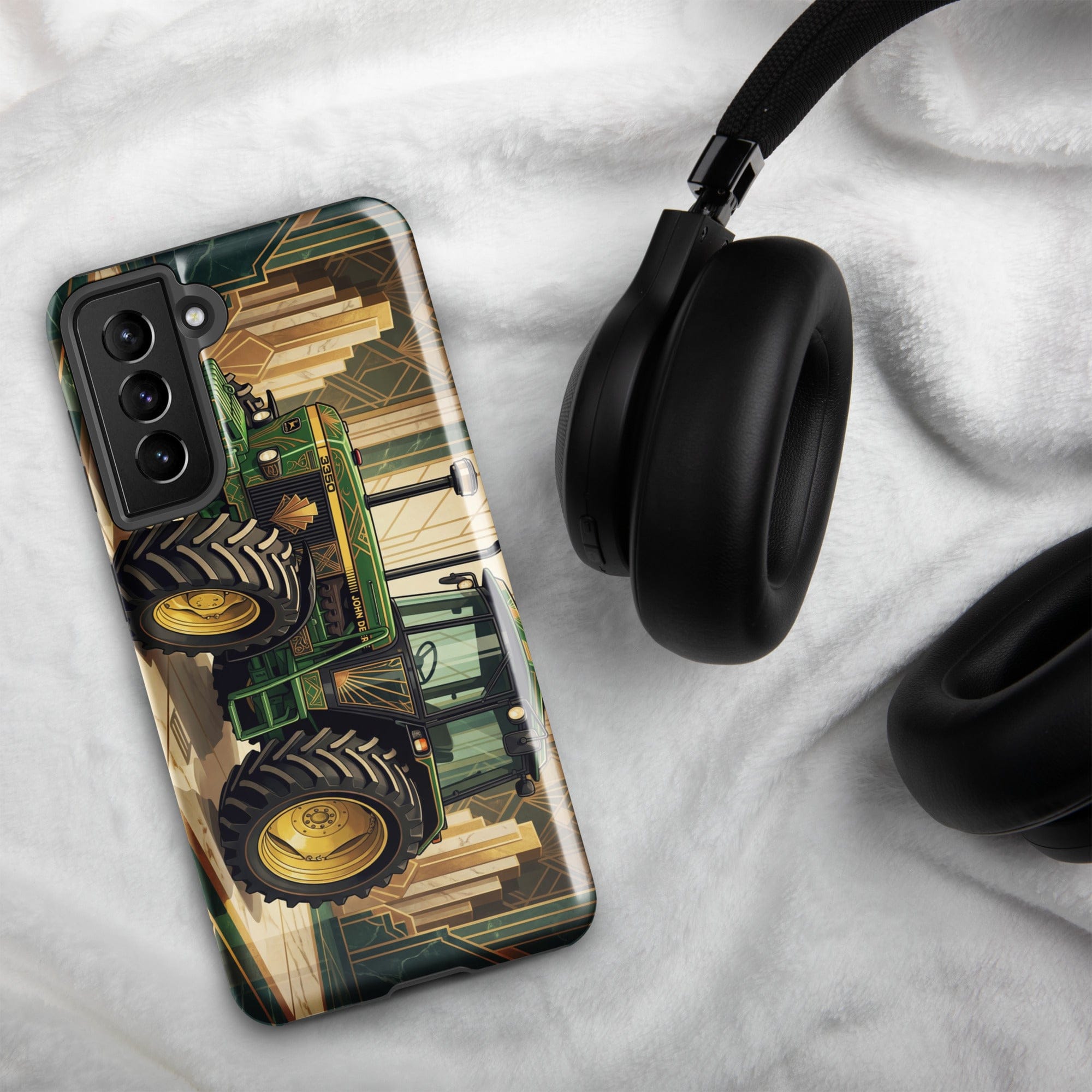 The Tractor Mugs Store Samsung Galaxy S21 John Deere 3350 | Art Deco Tough case for Samsung® Quality Farmers Merch