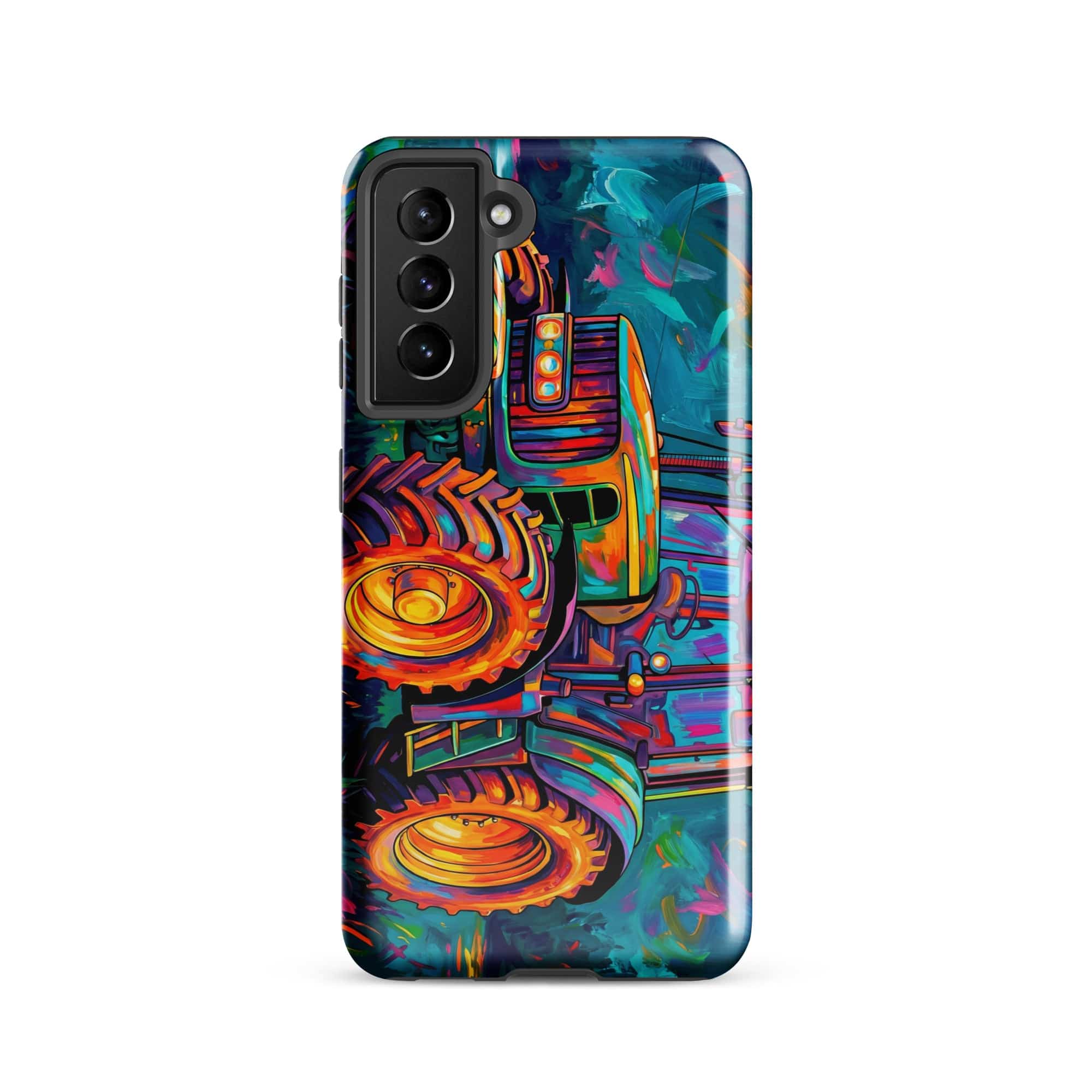 The Tractor Mugs Store Samsung Galaxy S21 John Deere 6930 | Splash Art Tough case for SamsungĀ® Quality Farmers Merch