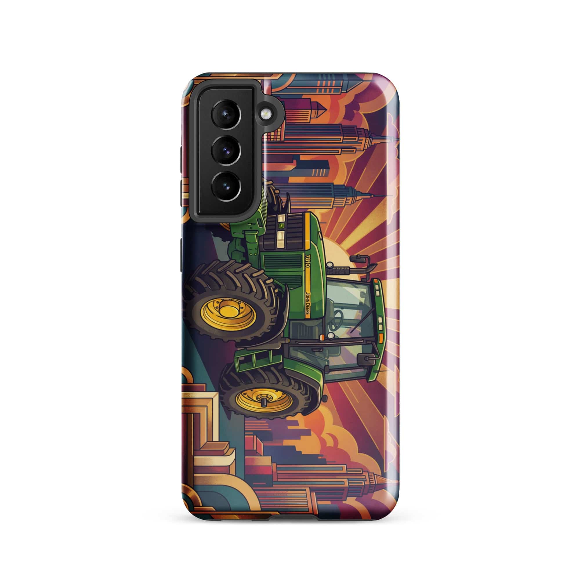 The Tractor Mugs Store Samsung Galaxy S21 John Deere 7810 | Art Deco Tough case for Samsung® Quality Farmers Merch