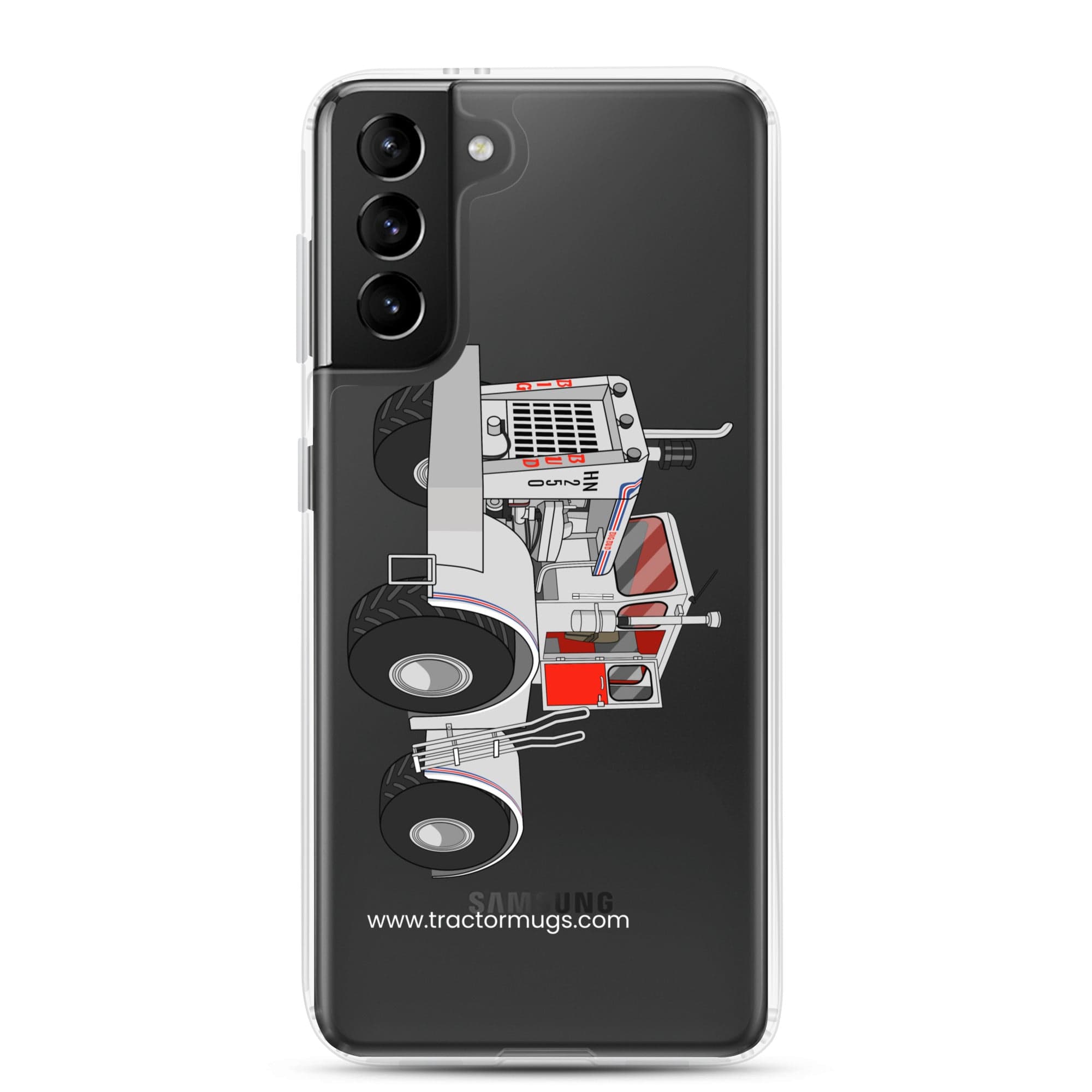 The Tractor Mugs Store Samsung Galaxy S21 Plus Big Bud Tractor | Clear Case for Samsung® Quality Farmers Merch