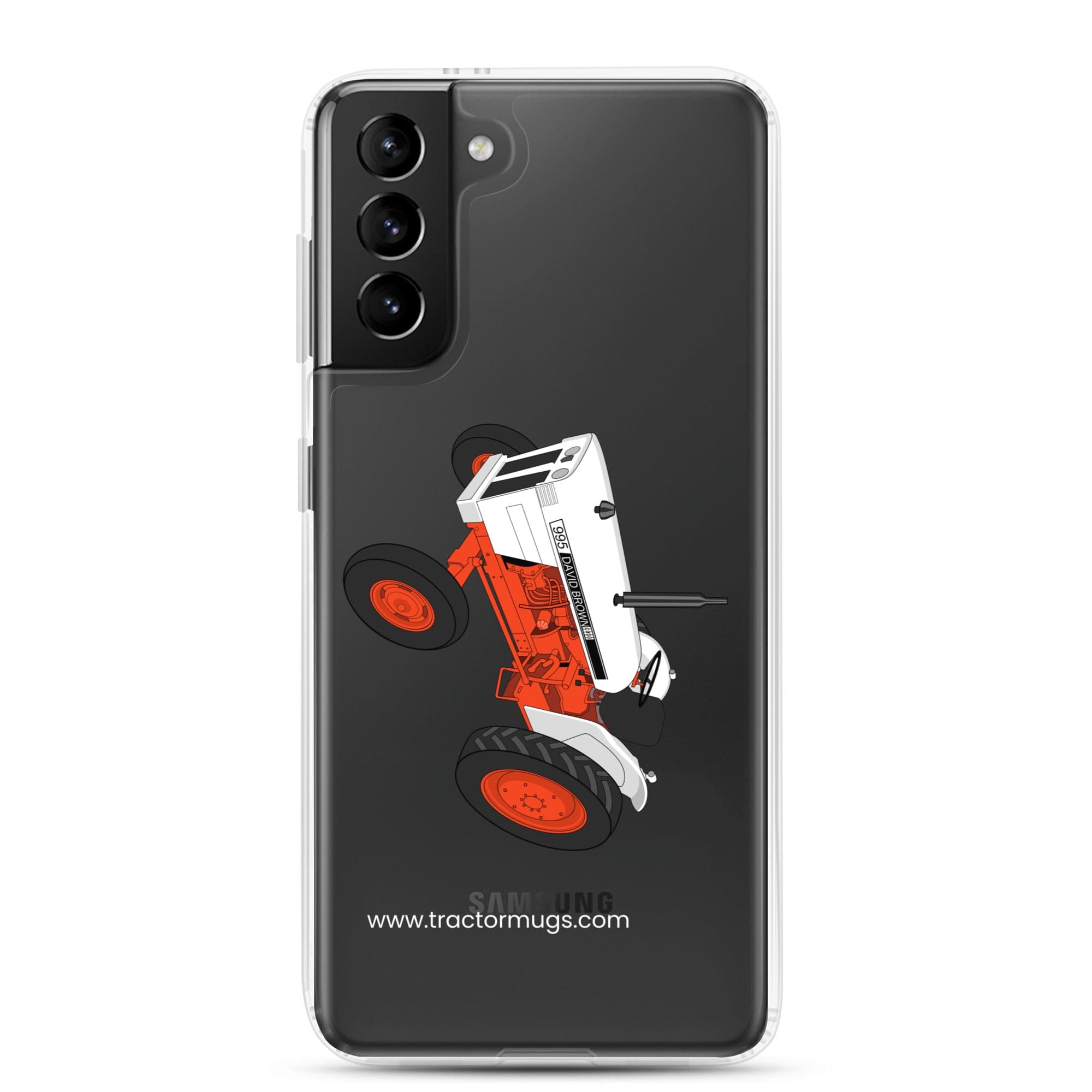 The Tractor Mugs Store Samsung Galaxy S21 Plus Case David Brown 995 (1973) | Clear Case for Samsung® Quality Farmers Merch