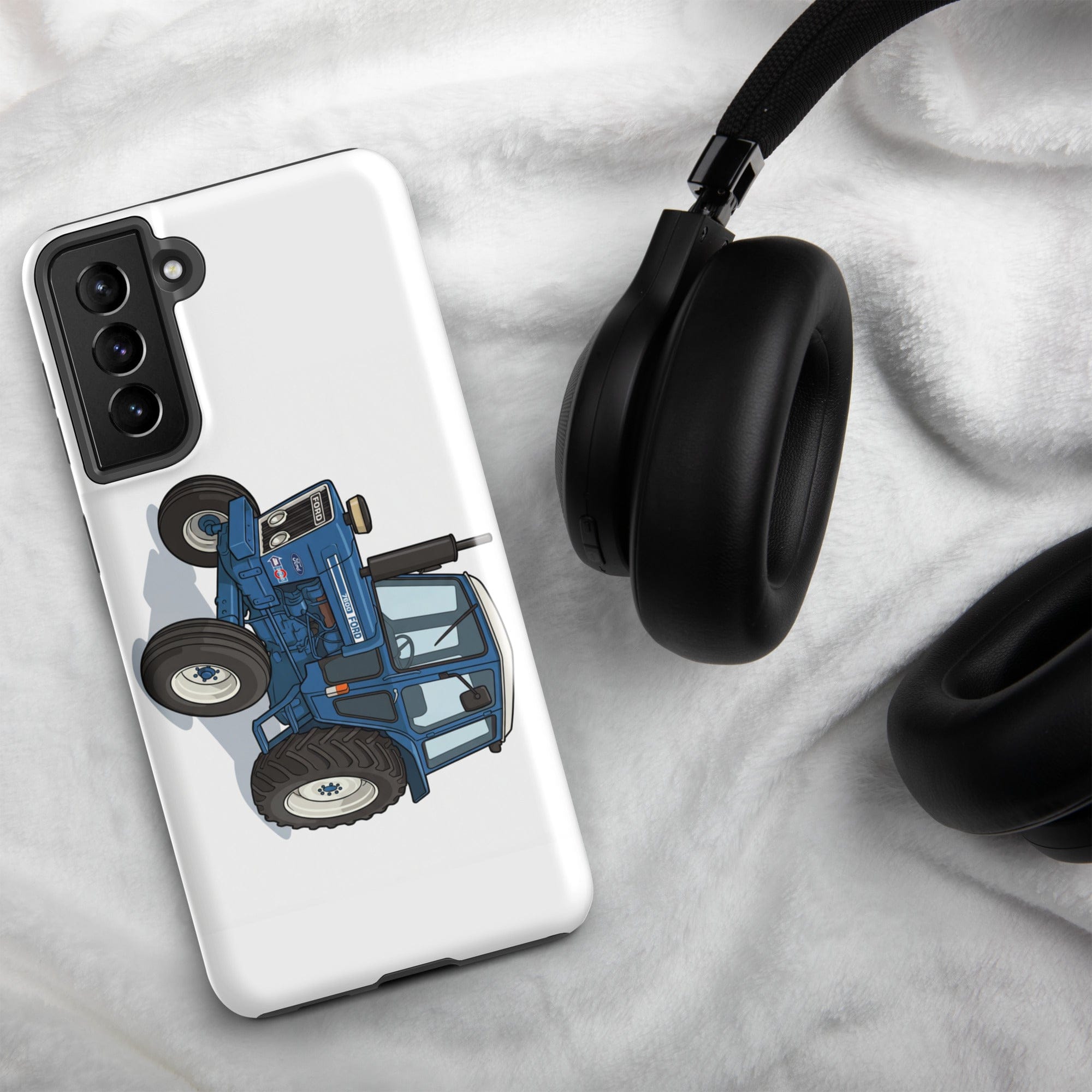 The Tractor Mugs Store Samsung Galaxy S21 Plus Ford 7600 | Tough case for SamsungĀ® Quality Farmers Merch